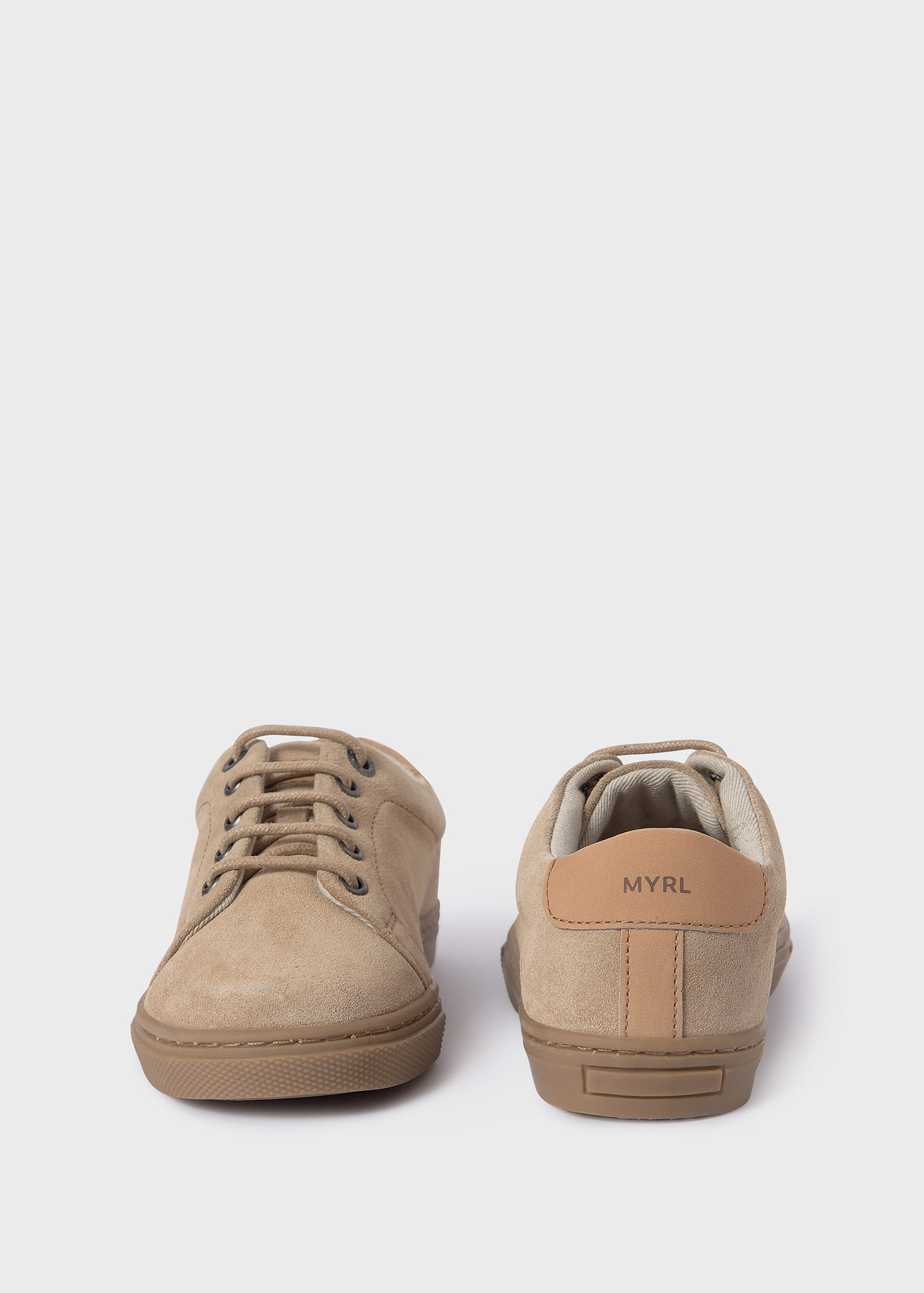 Boy Suede Trainers Sustainable Leather