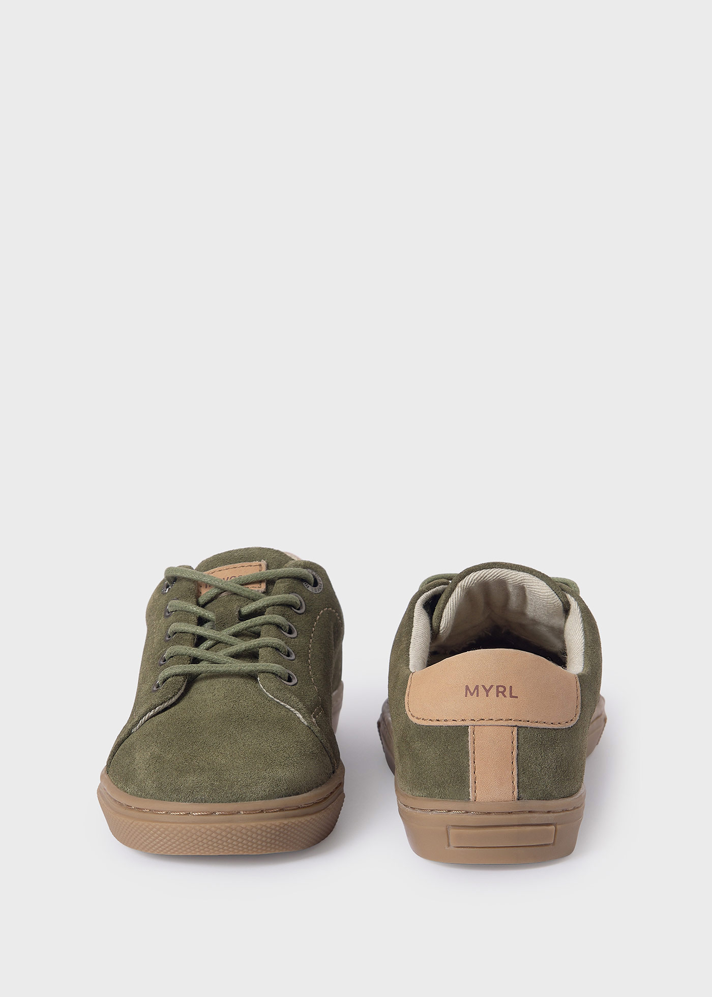 Boy Suede Trainers Sustainable Leather