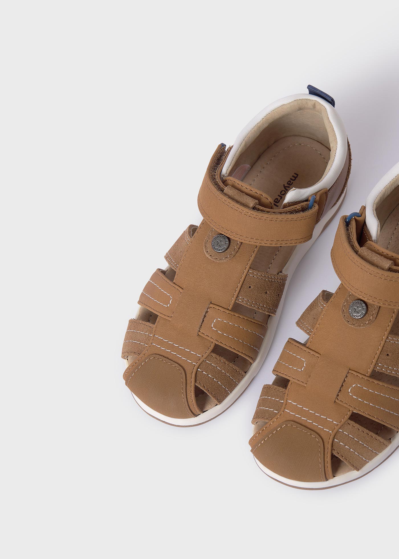 Zehenschutz Sandalen nachhaltiges Leder Jungen