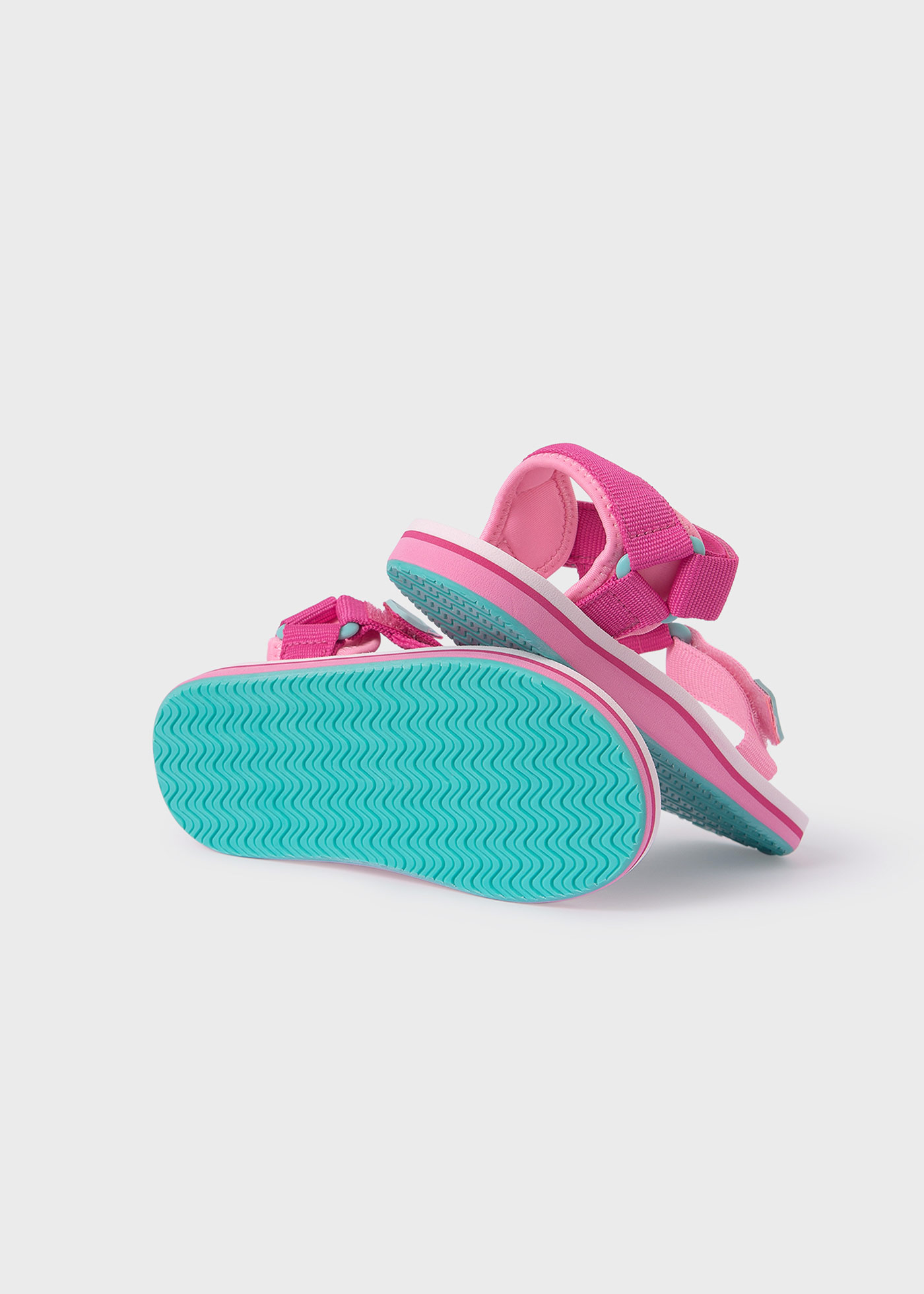 Sandali fasce colorate Fucsia Mayoral