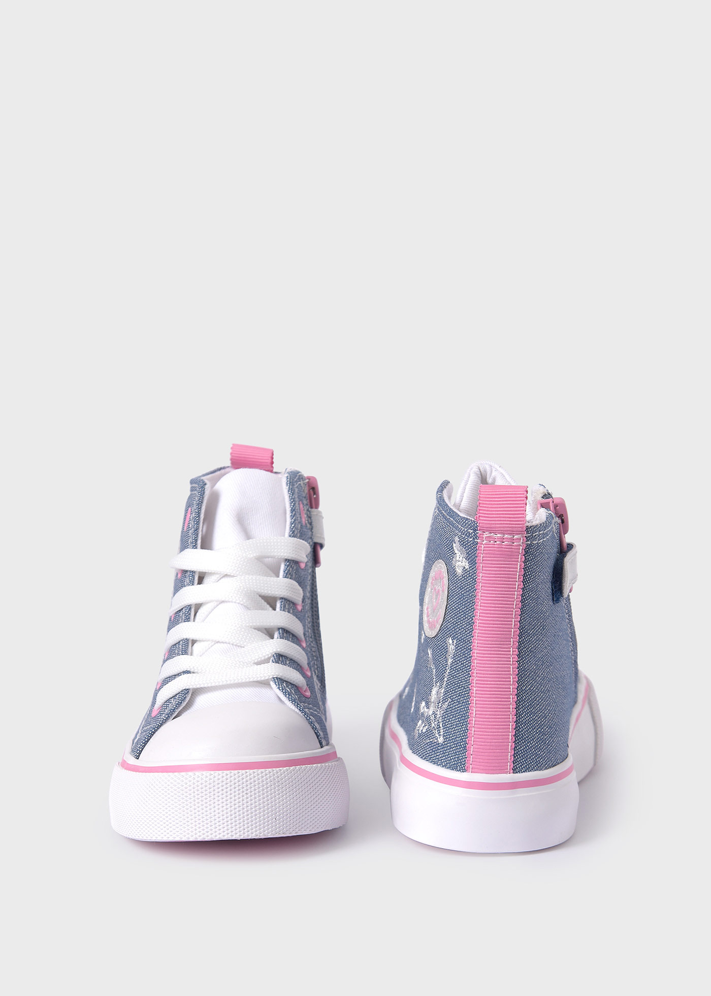 Girls embroidery sneakers