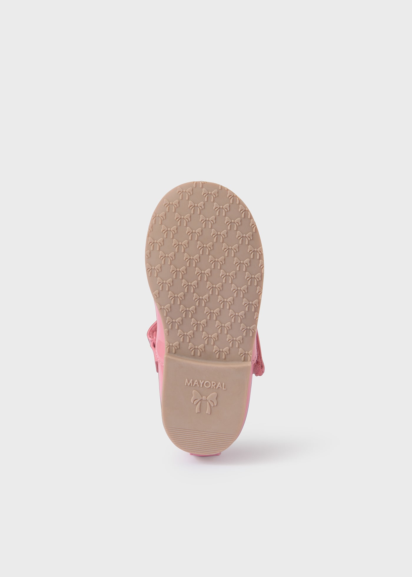 Ballerine in vernice con soletta in pelle sostenibile bambina