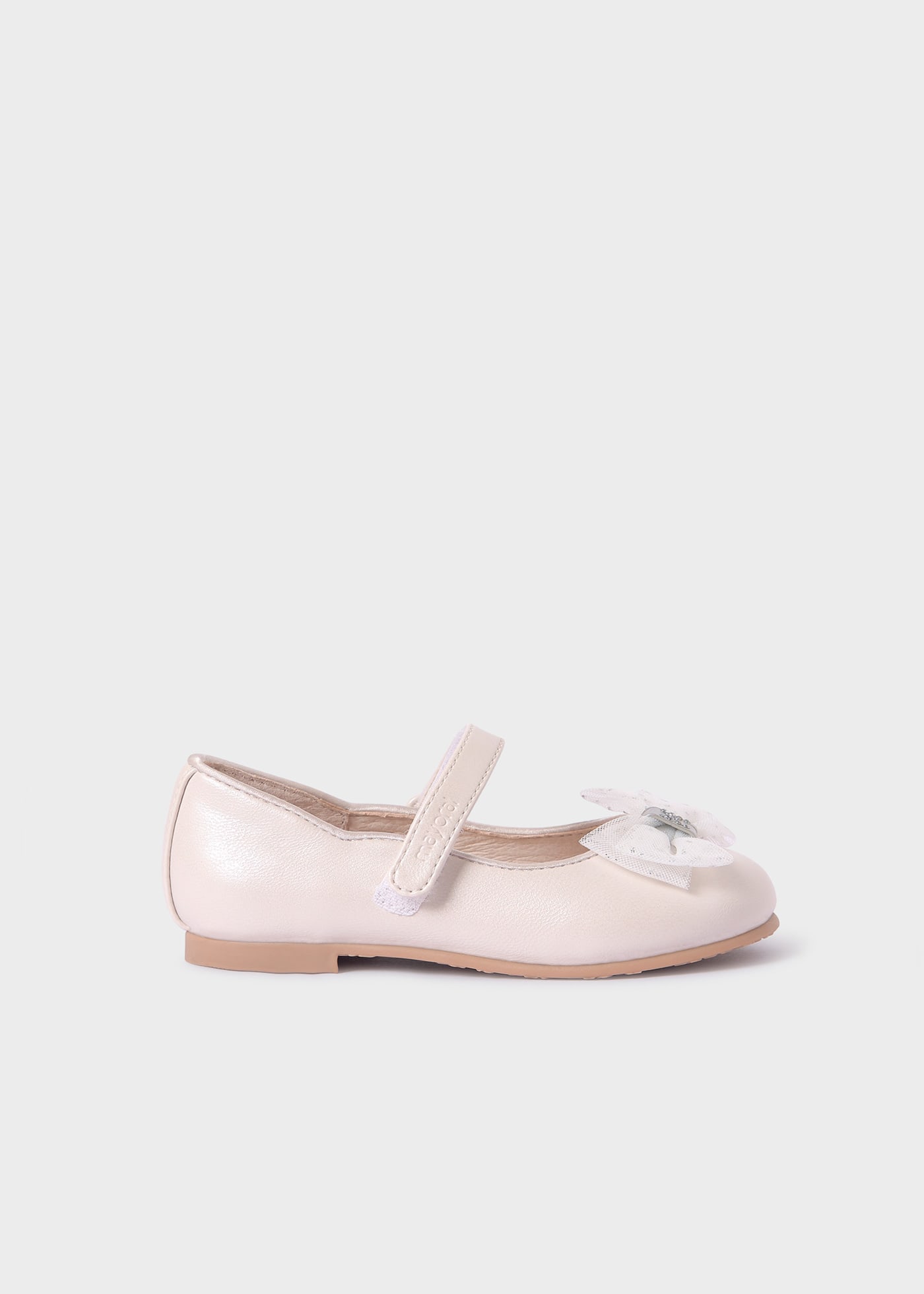 Girl Bow Mary Janes Sustainable Leather