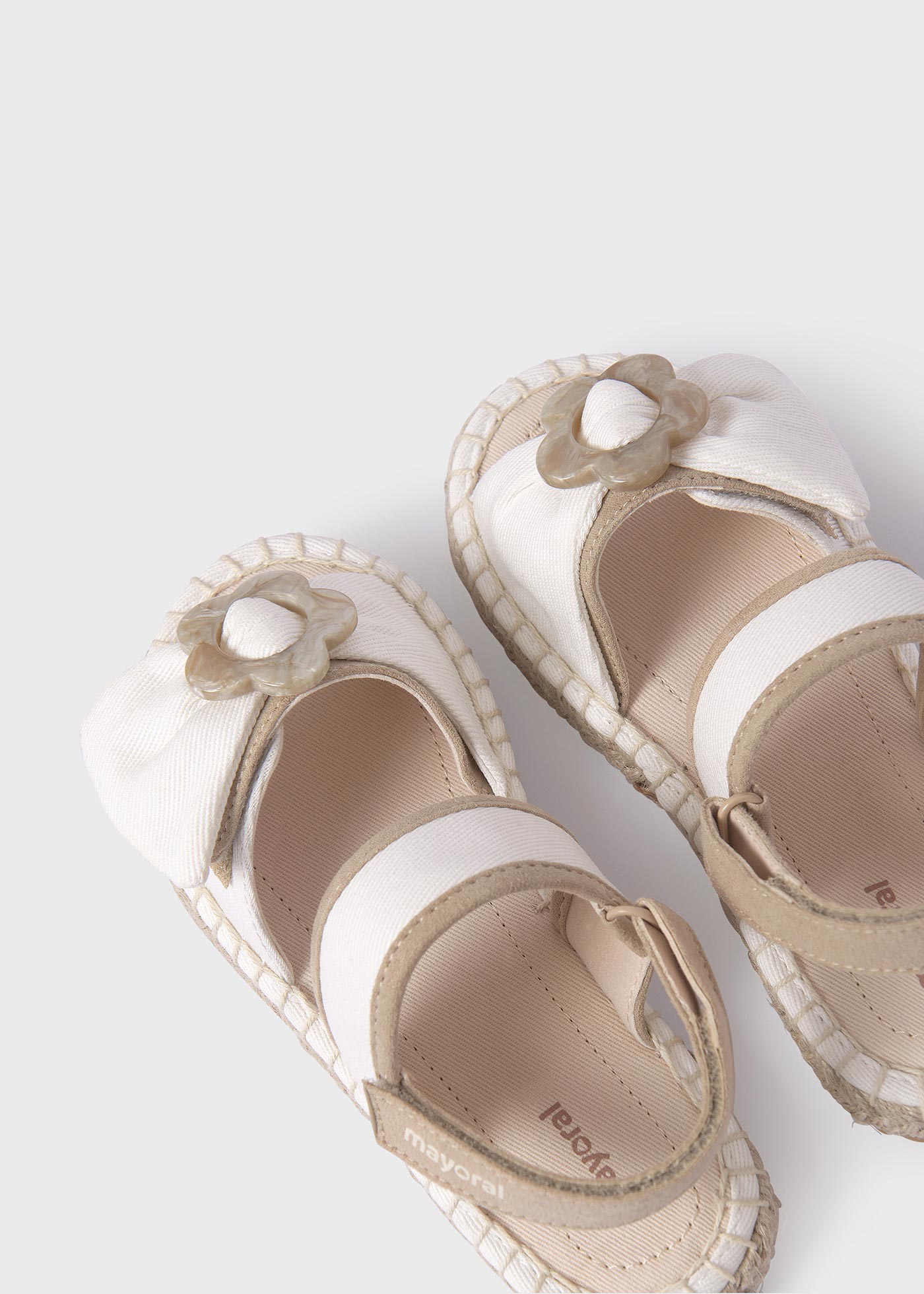 Sandali espadrillas fiore bambina