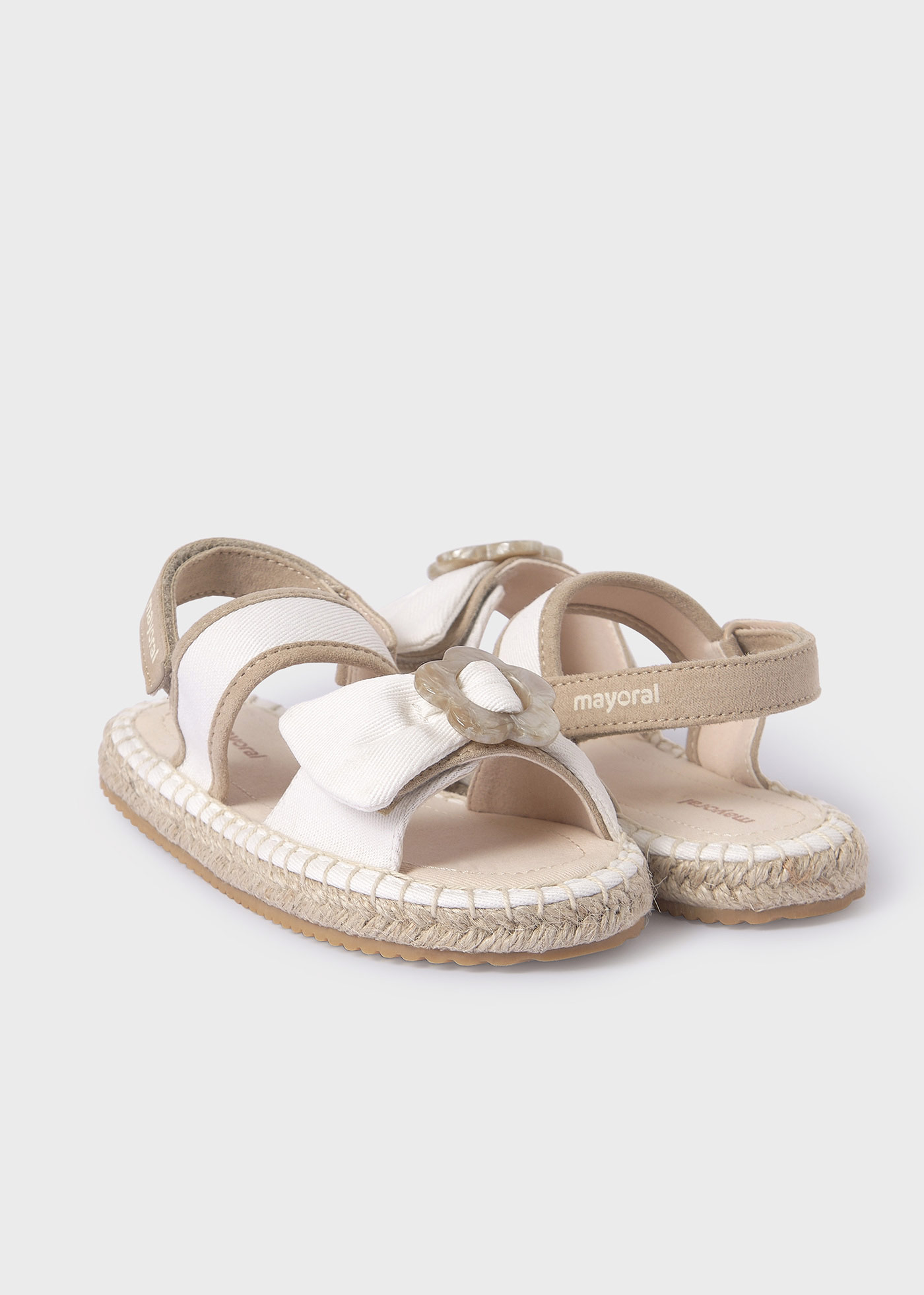 Sandali espadrillas fiore bambina