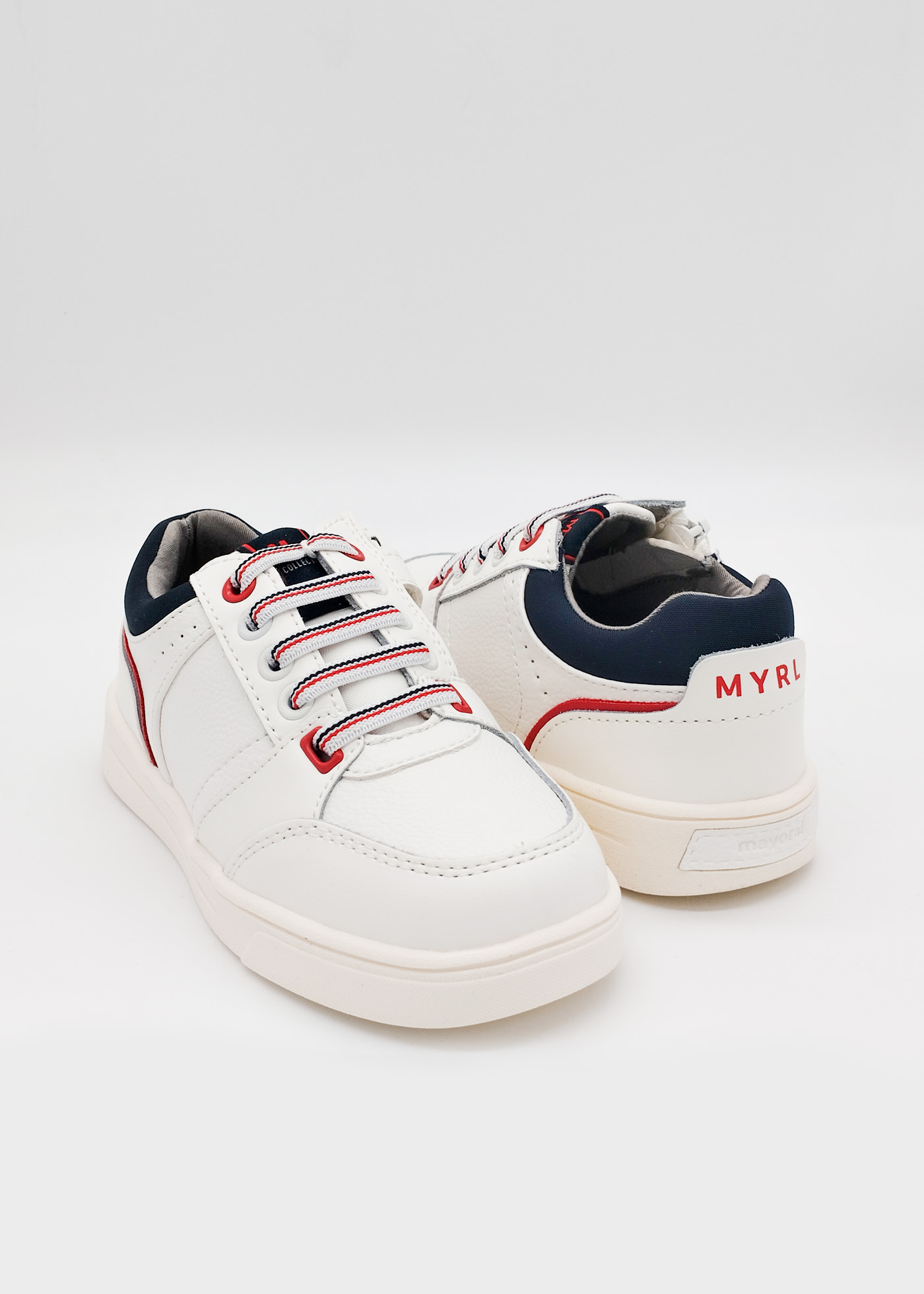 Boys casual sneakers sustainable leather