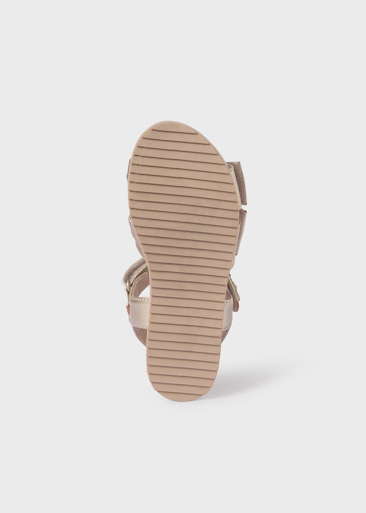 Sandales nœud semelle en cuir durable fille