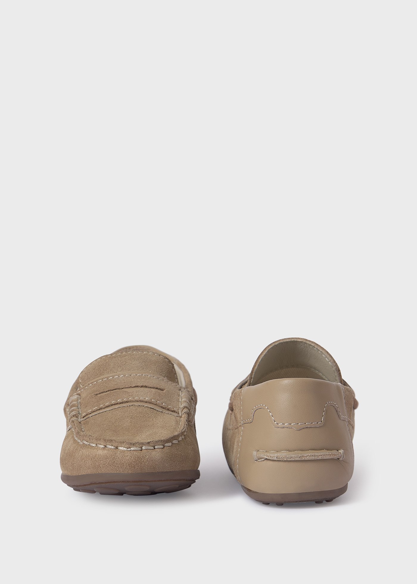 Boy Suede Moccasins Leather