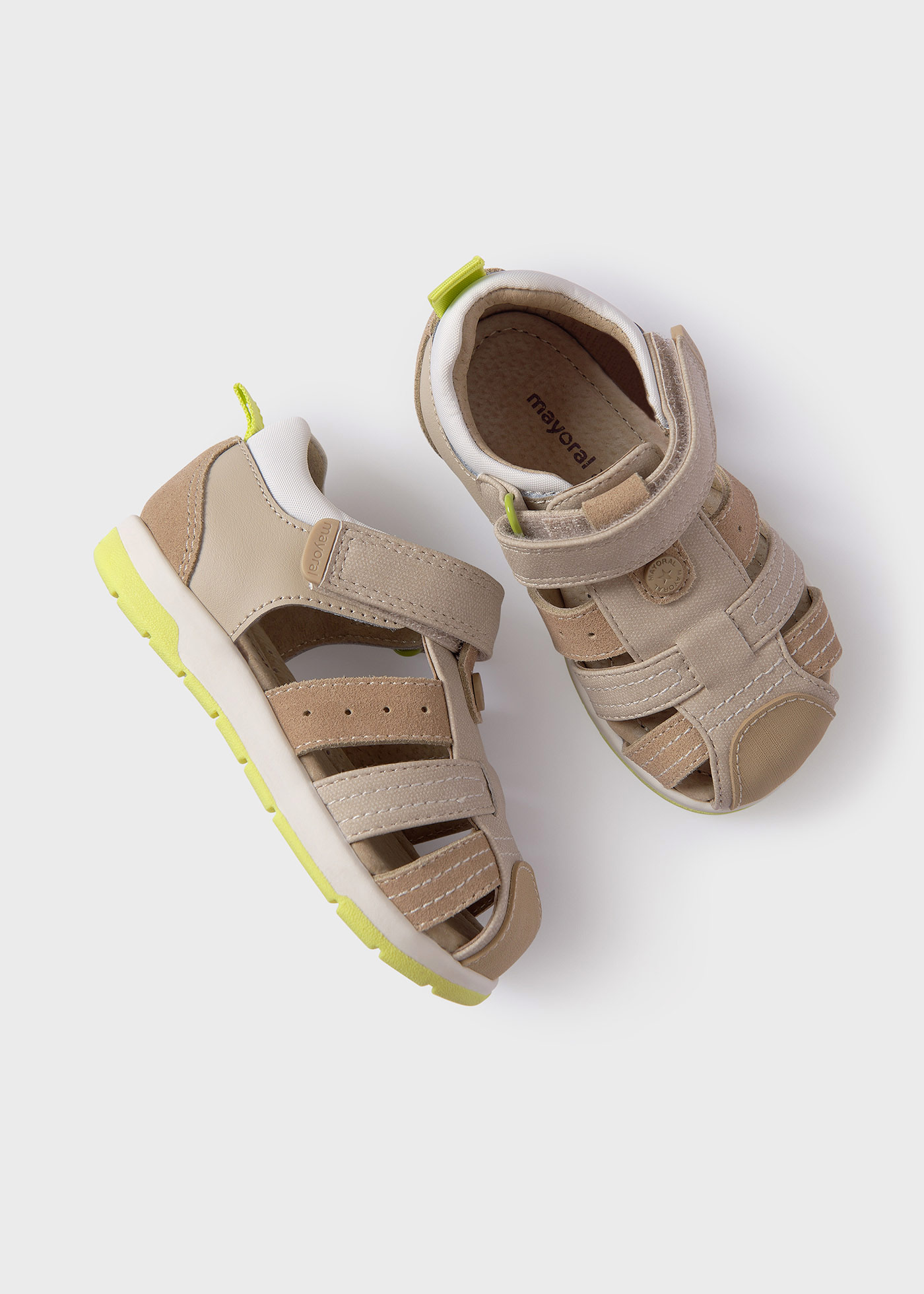 Huaraches piel sostenible niño