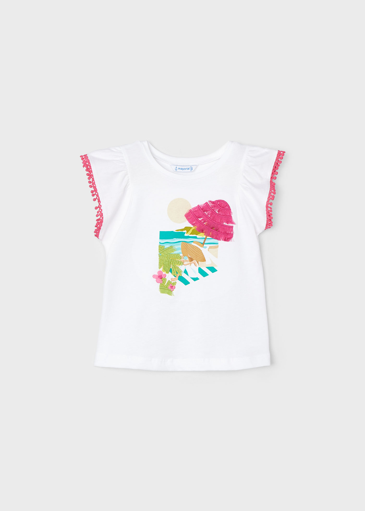 Koszulka Better Cotton z aplikacją dla dziewczynki