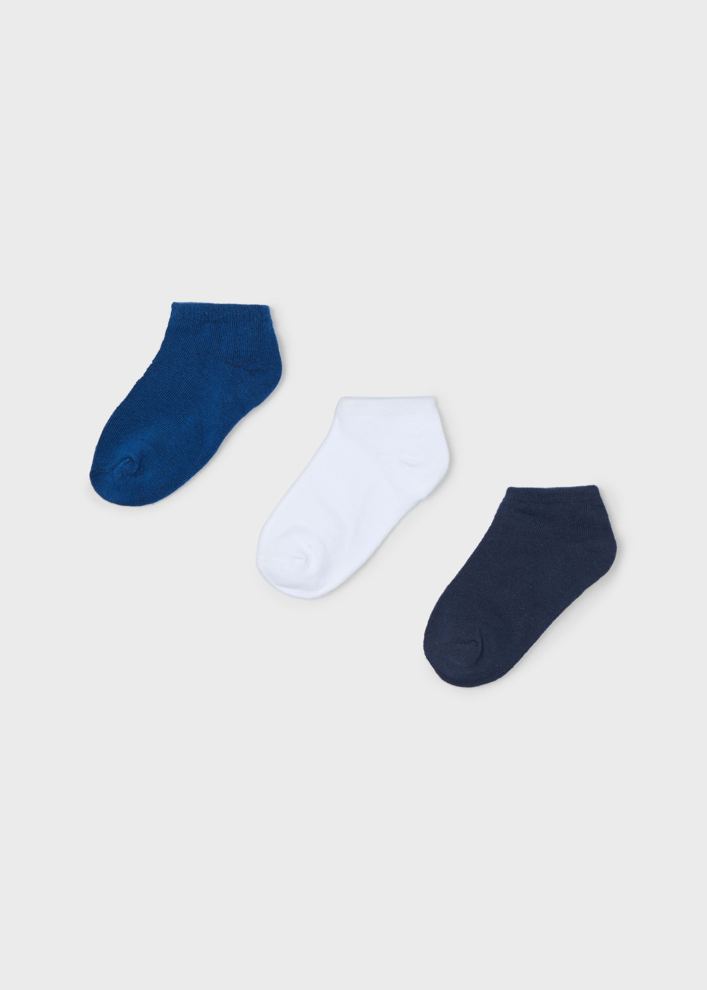 Boy Set of 3 Short Socks Organic Cotton