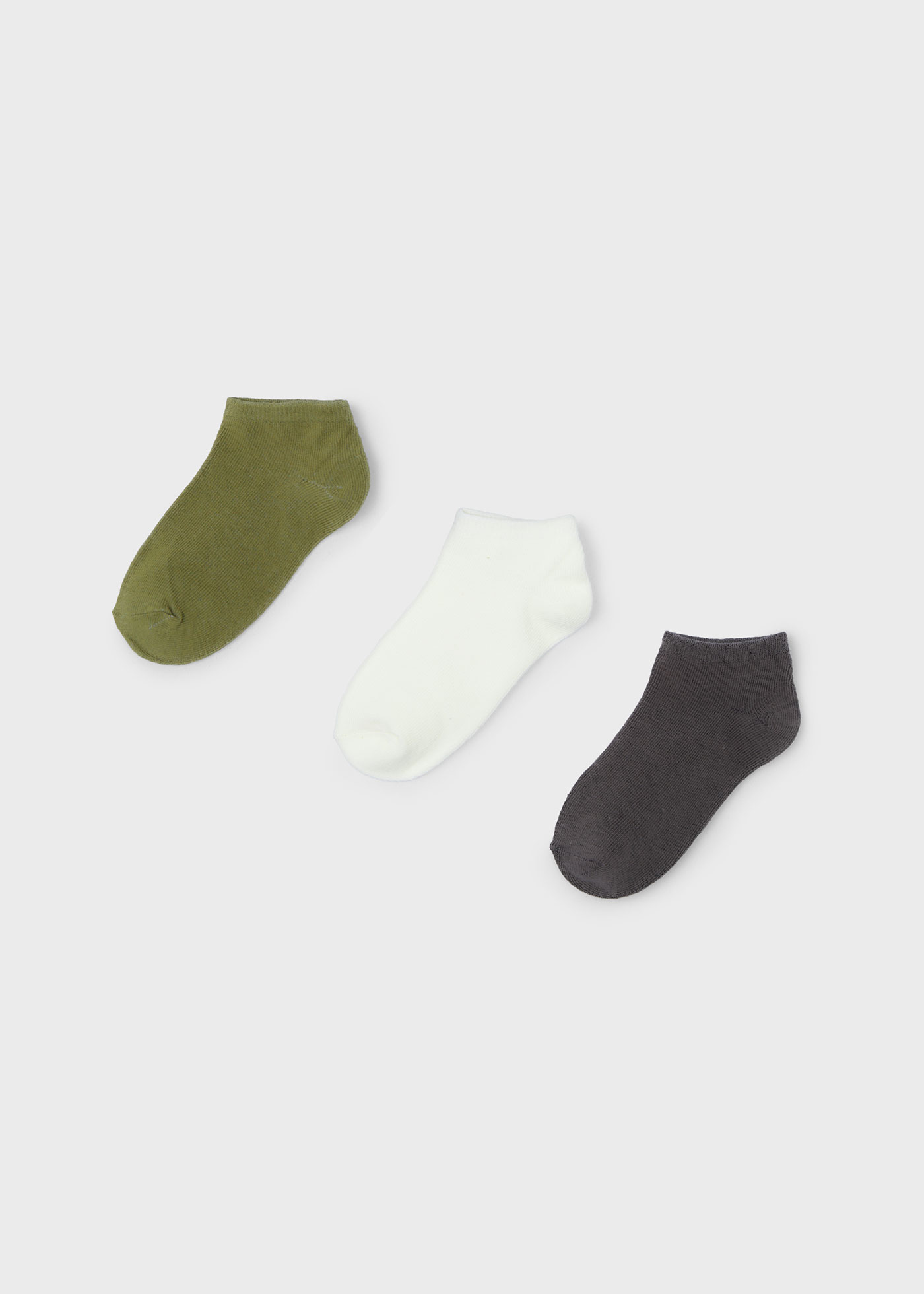 Set 3 calcetines cortos algodón orgánico niño