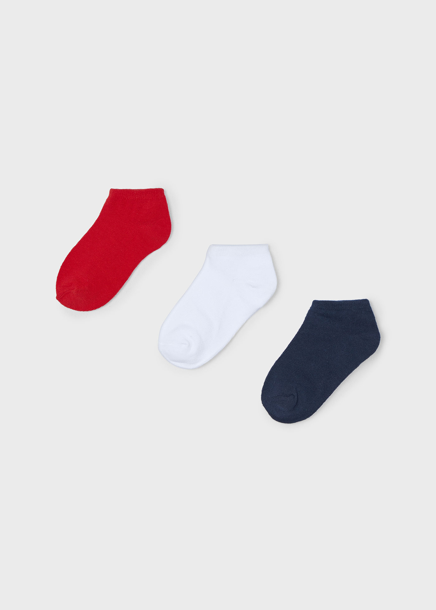 Set 3 chaussettes en coton organique garçon