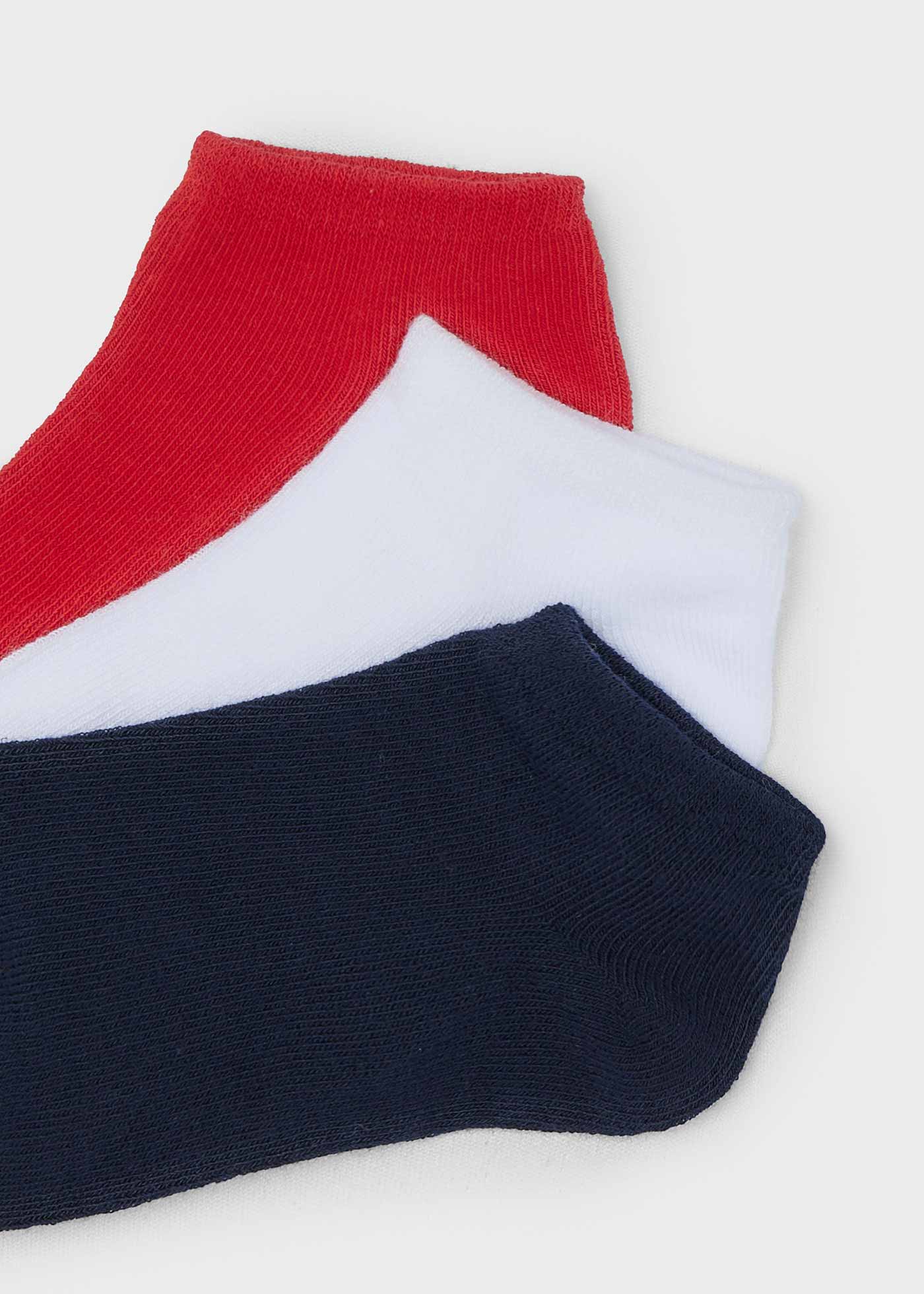 Set 3 chaussettes en coton organique garçon