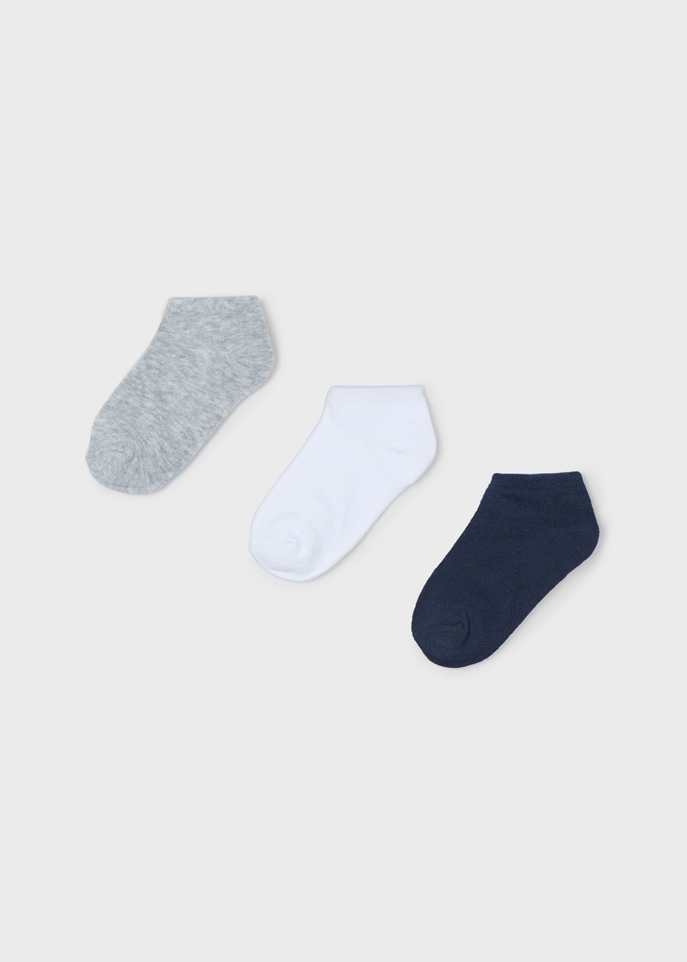 Set 3 calcetines cortos algodón orgánico niño