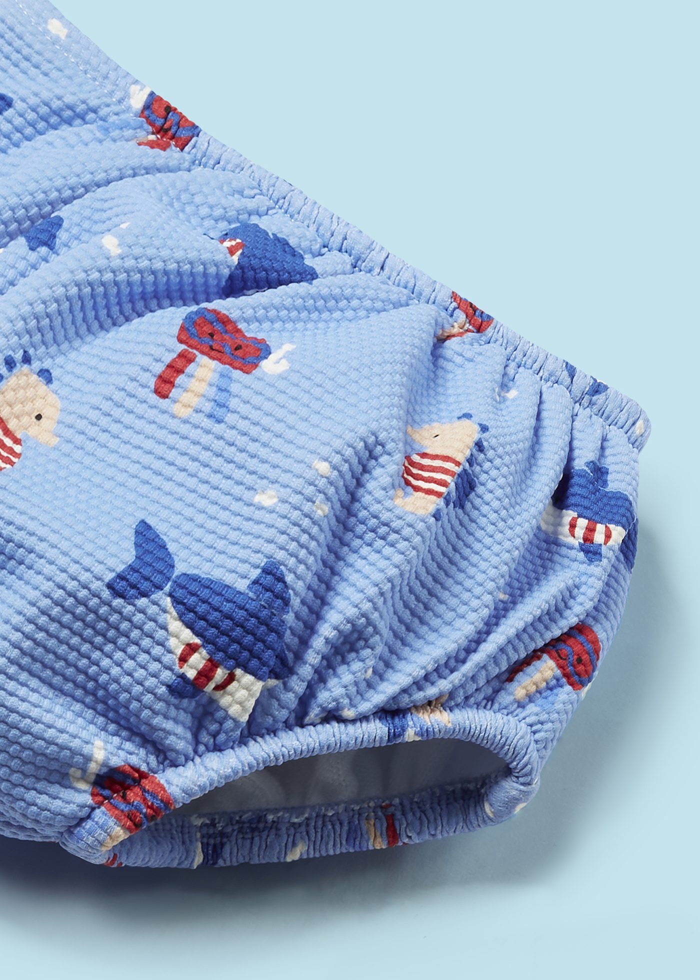 Newborn Swim Pants and Bucket Hat Set