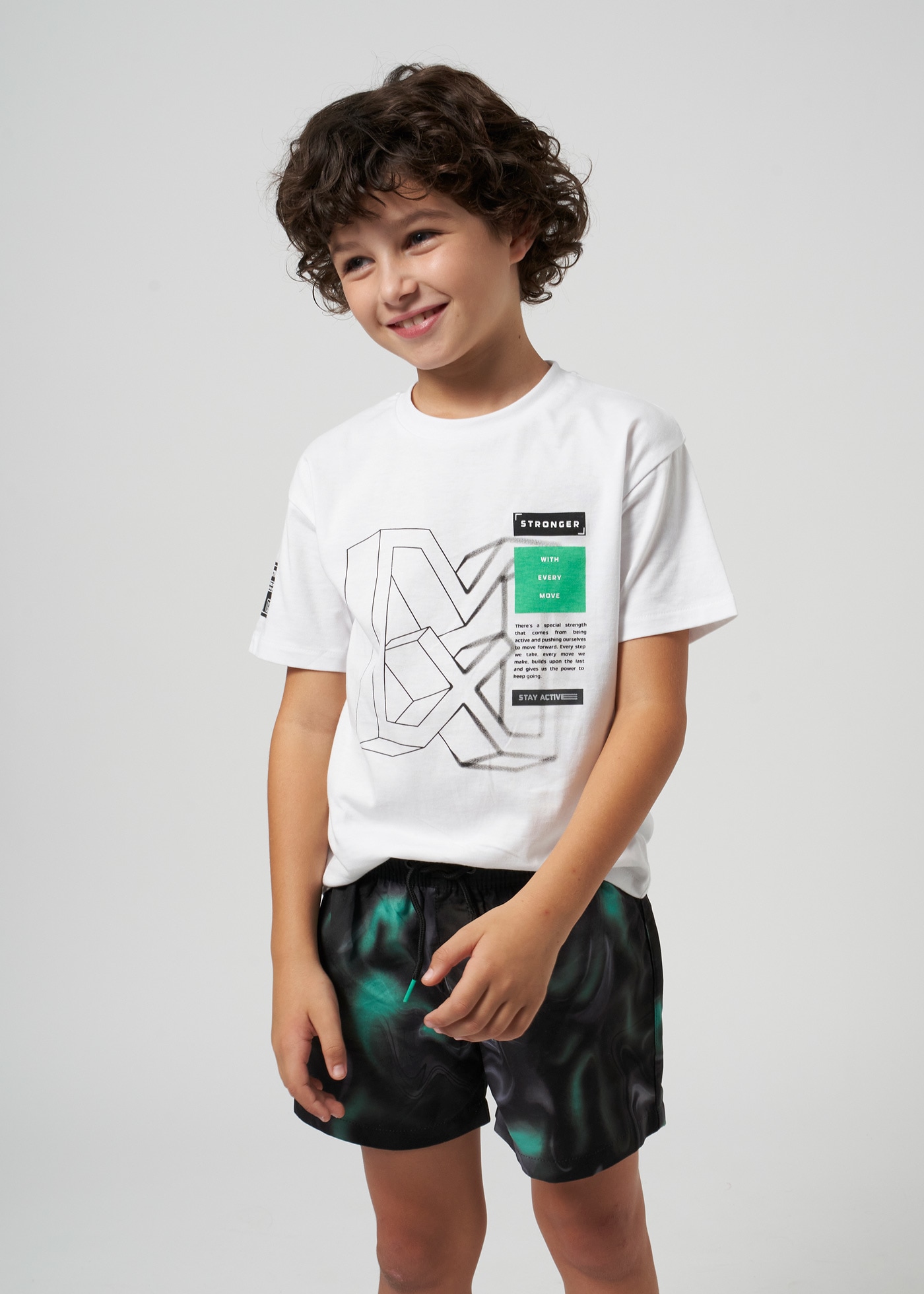 T-Shirt Muster Better Cotton Teenager Jungen