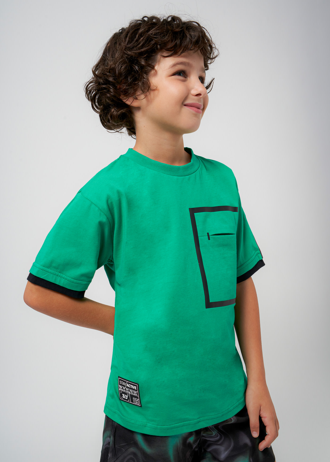 Boy Contrast Oversized T-Shirt
