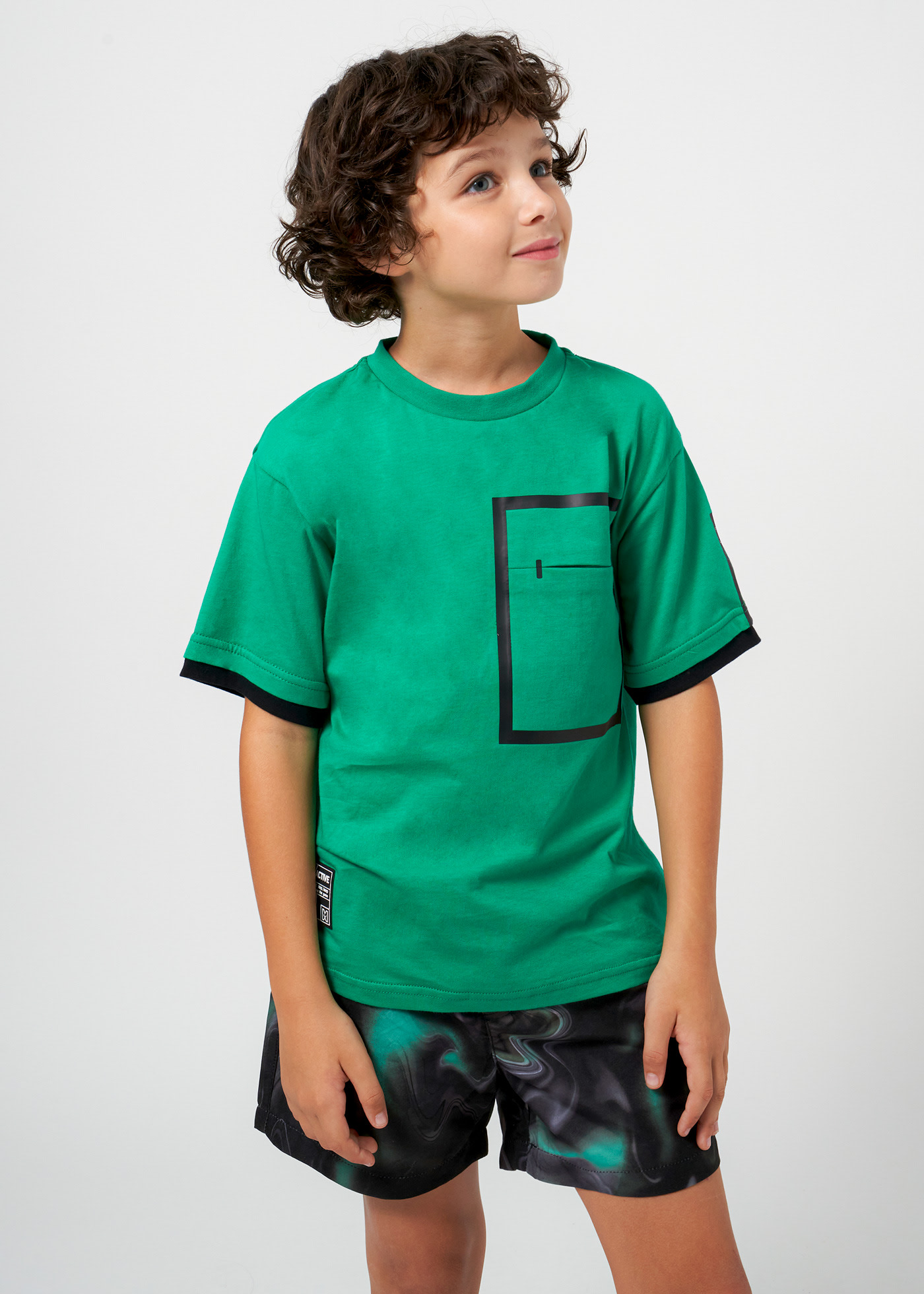 Boy Contrast Oversized T-Shirt