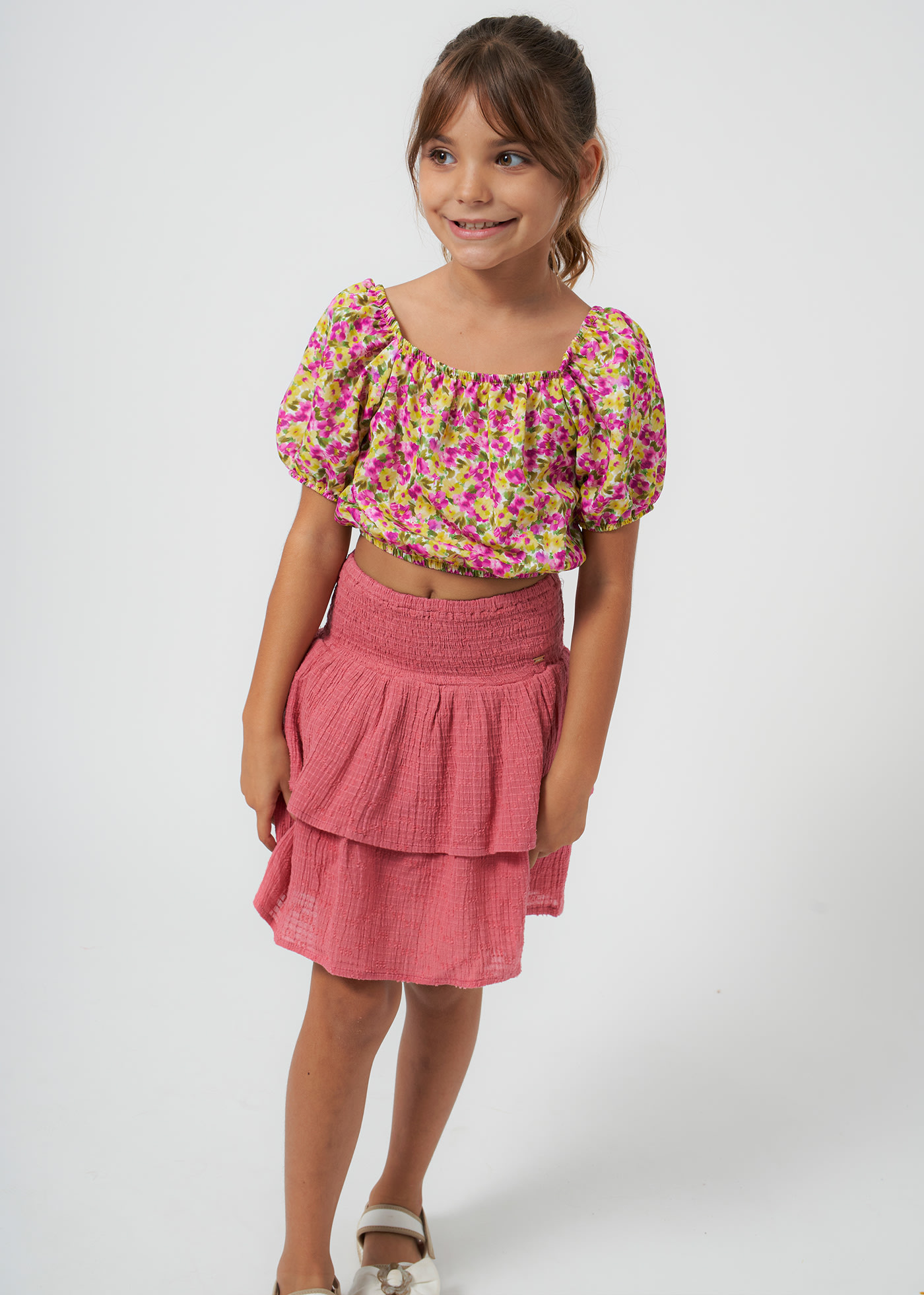 Bluza flori fata