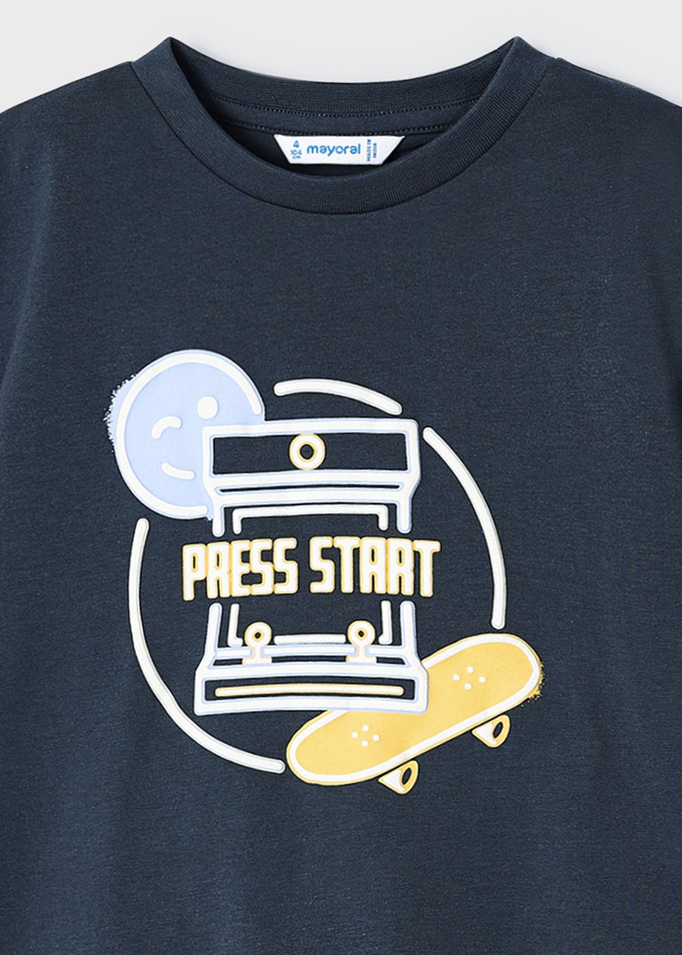 Boy Fluorescent Print T-Shirt Better Cotton