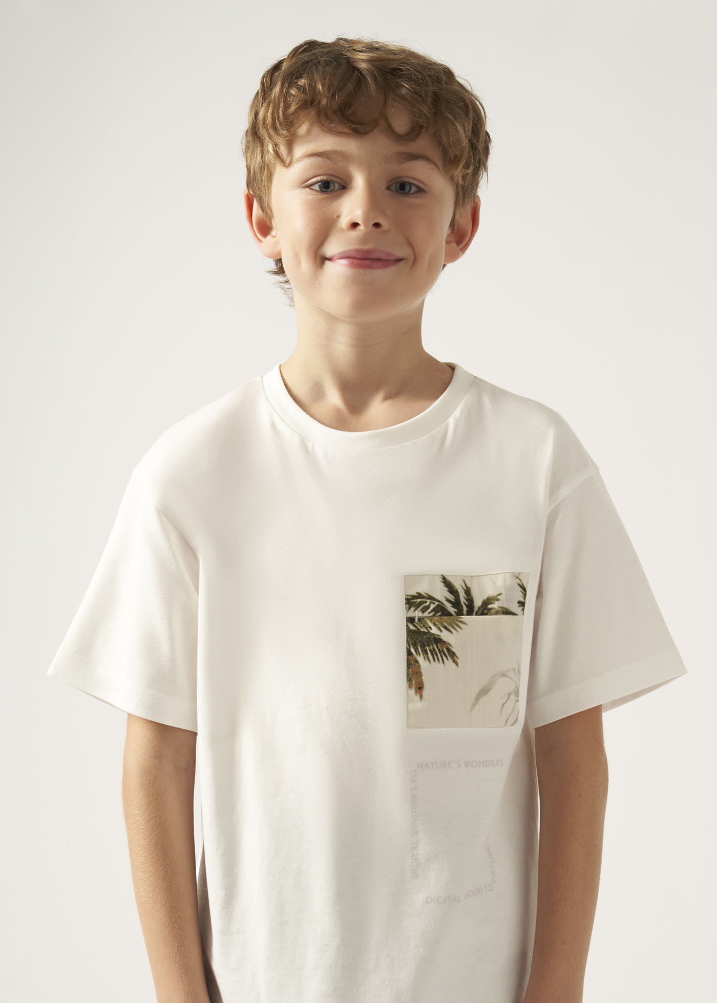 Tricou umar cazut si buzunar Better Cotton baiat