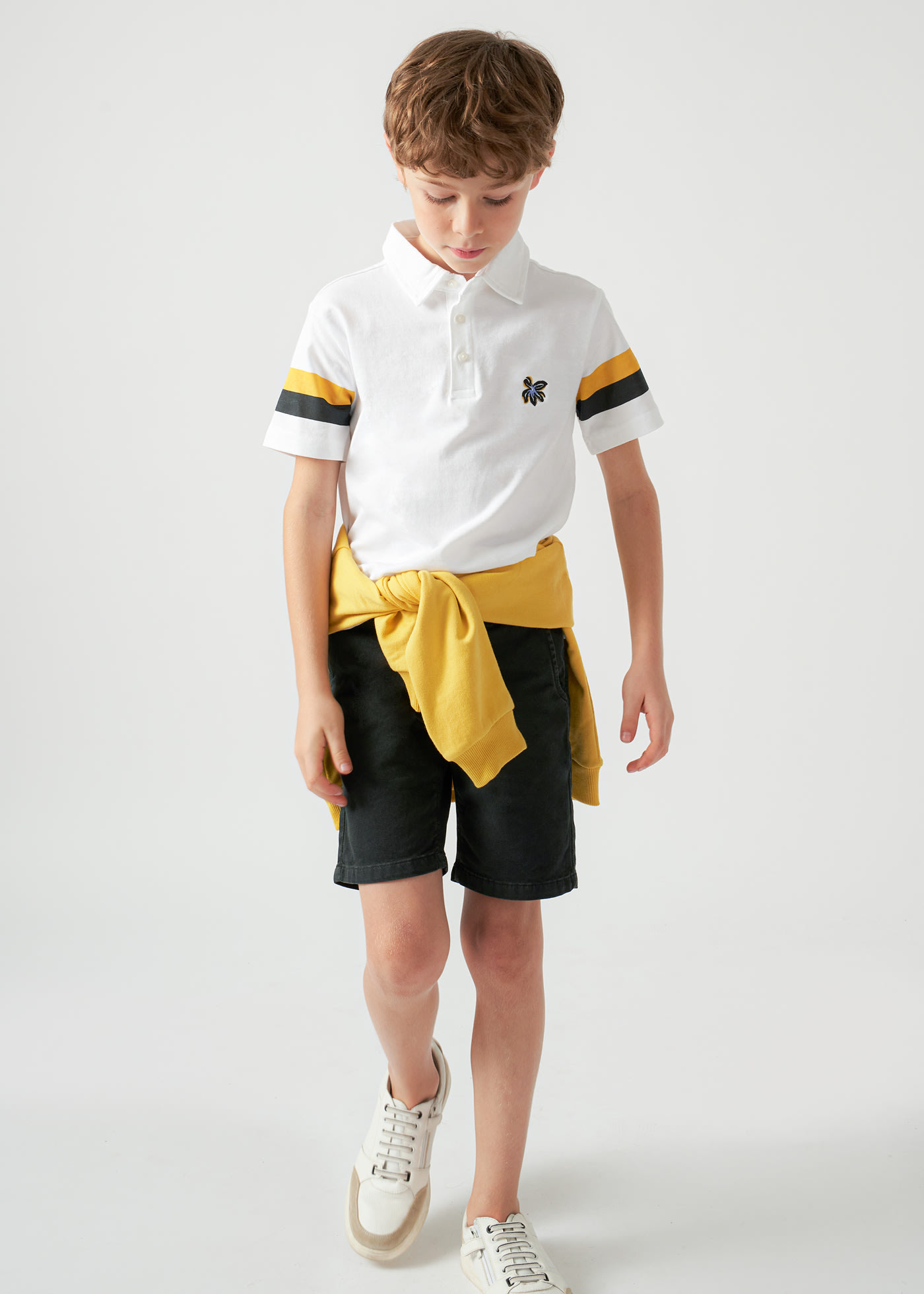 Boys stripes polo shirt Better Cotton