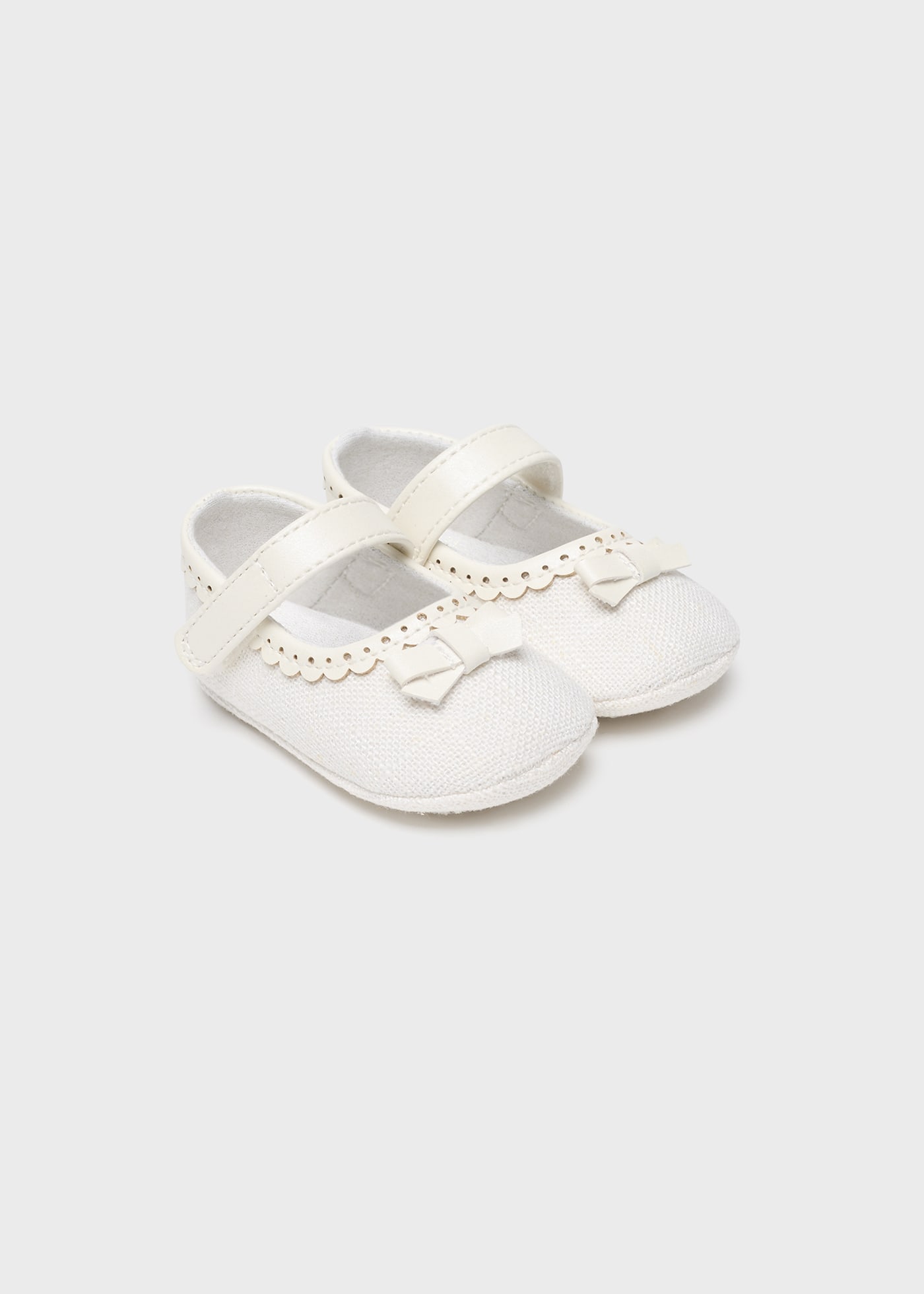 Newborn Textured Mary Janes