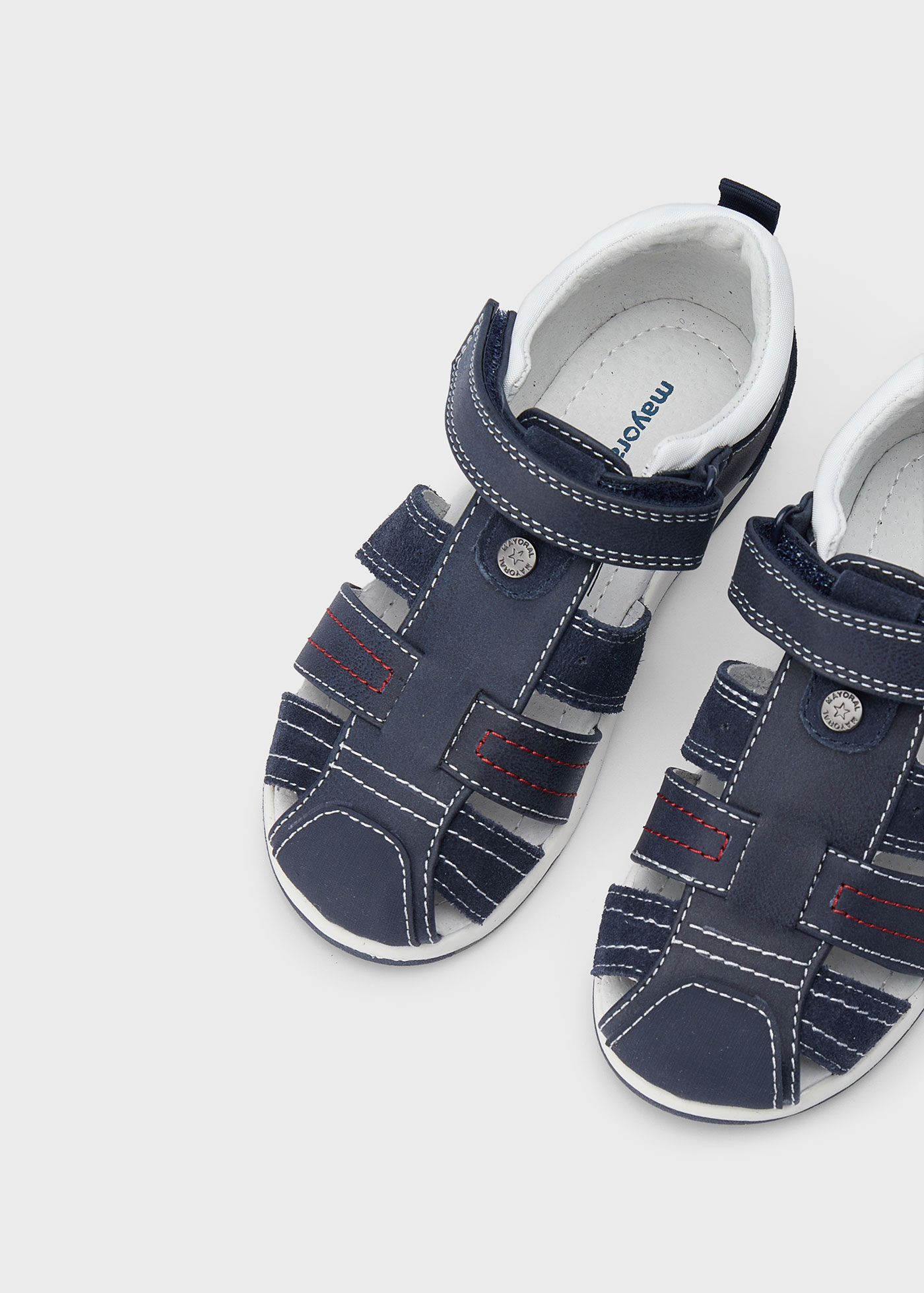 Boys sustainable leather sandals