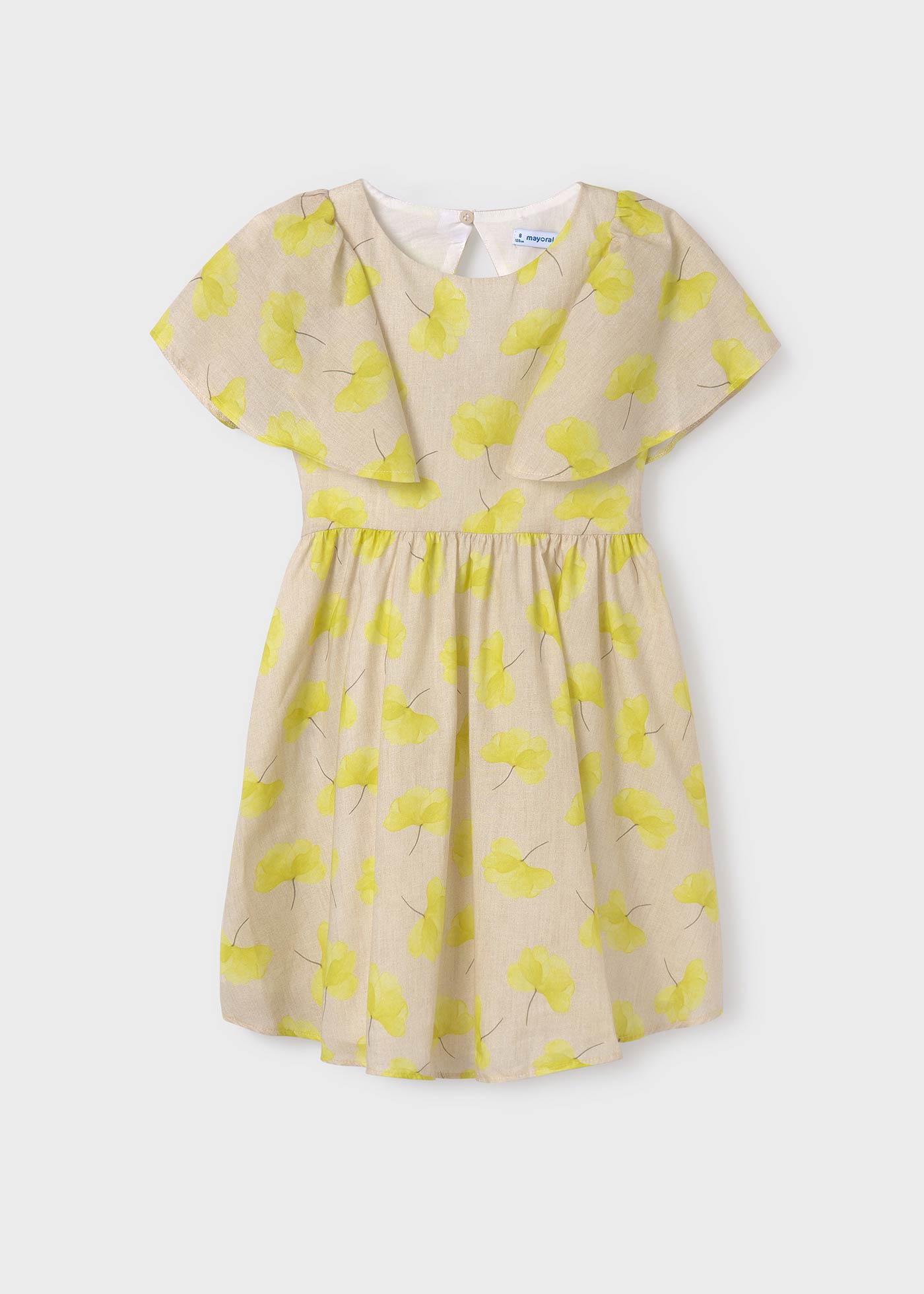 Girls printed batiste dress