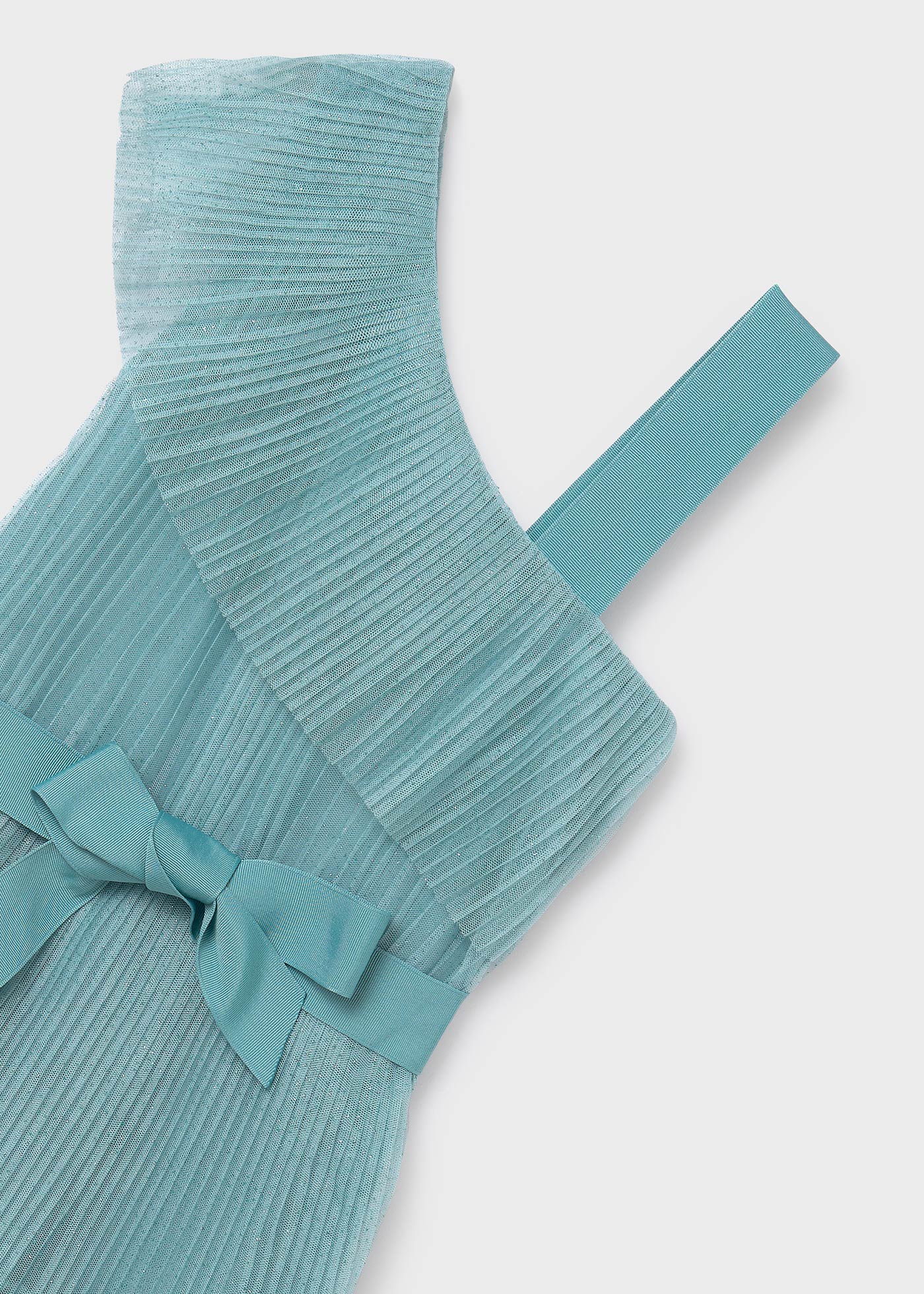 Vestito plissettato asimmetrico ragazza