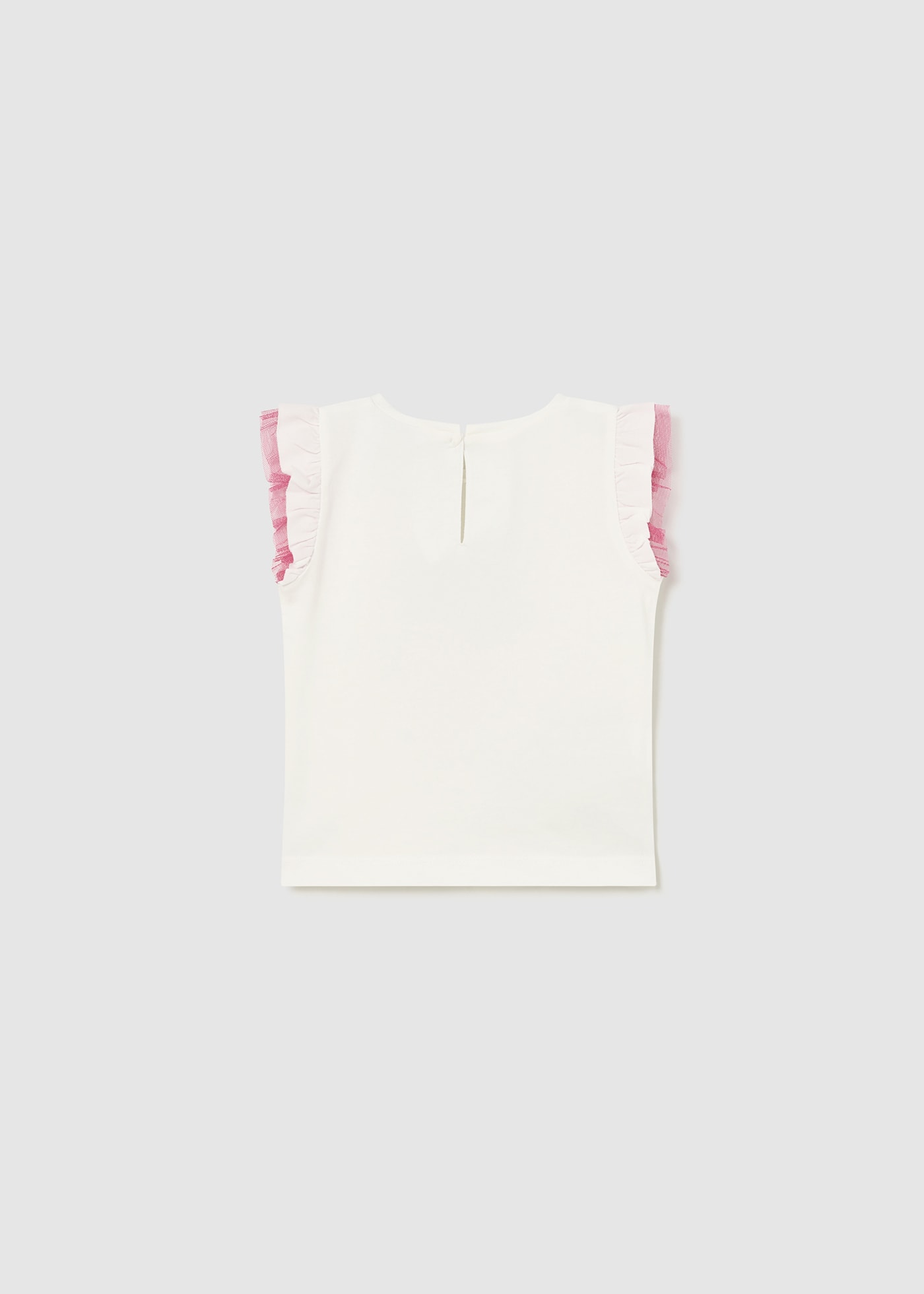 Комбинирана тениска Better Cotton с тюл за бебе