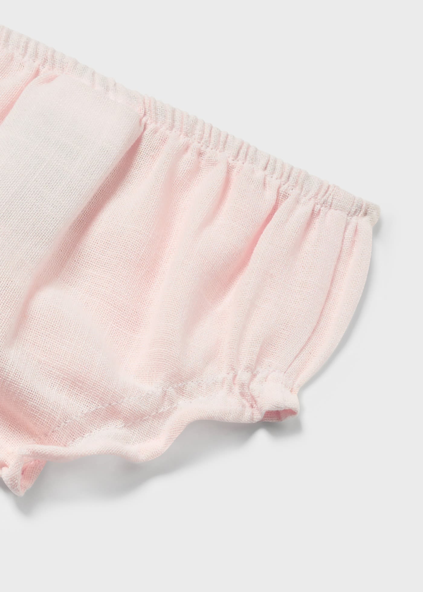 Vestito punto smock con copri pannolino neonata