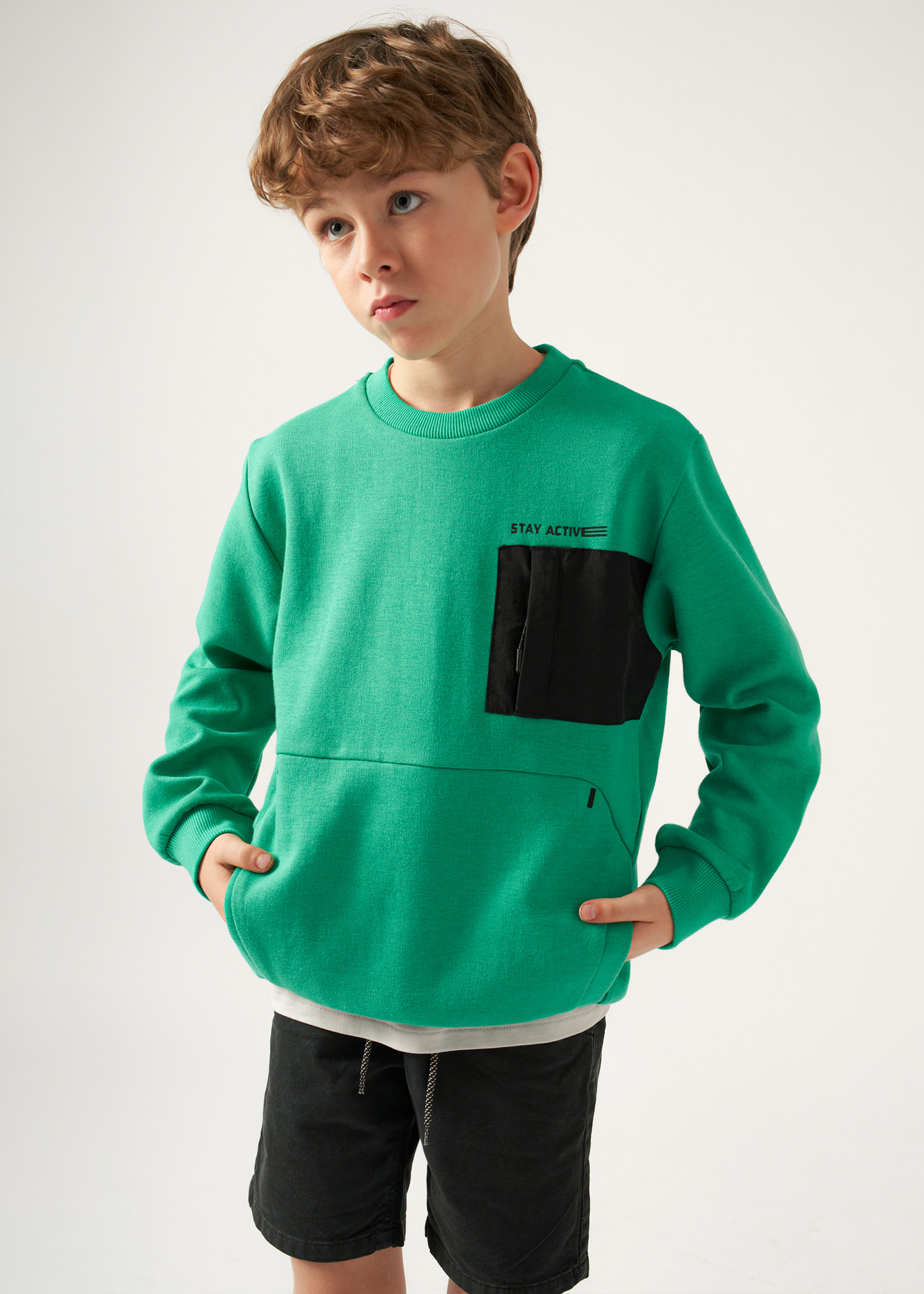 Boy Pocket Sweatshirt