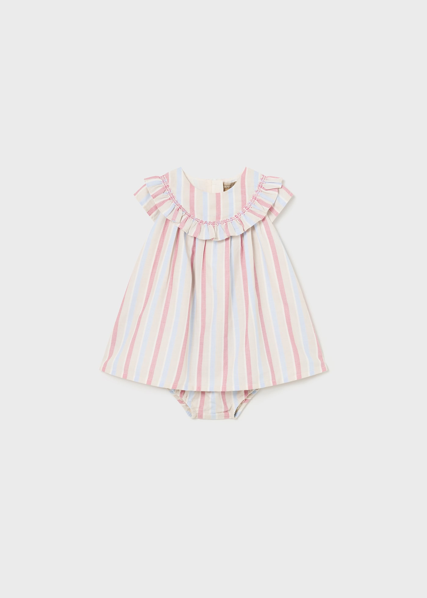 Kleid gestreift Rüschen Better Cotton Baby