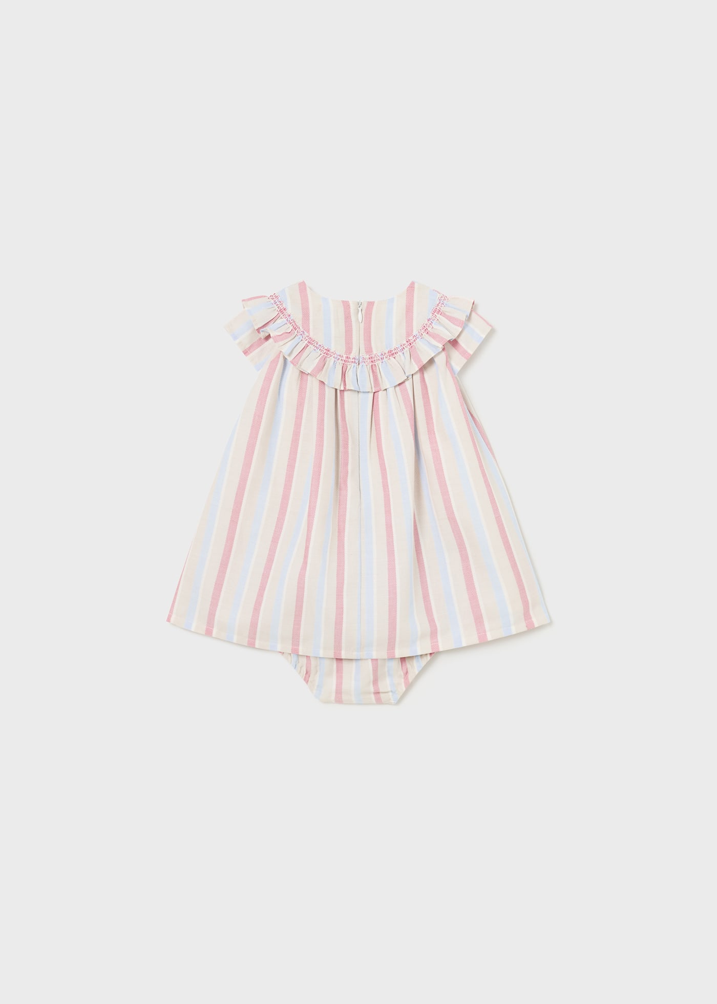 Baby Striped Ruffle Dress Better Cotton