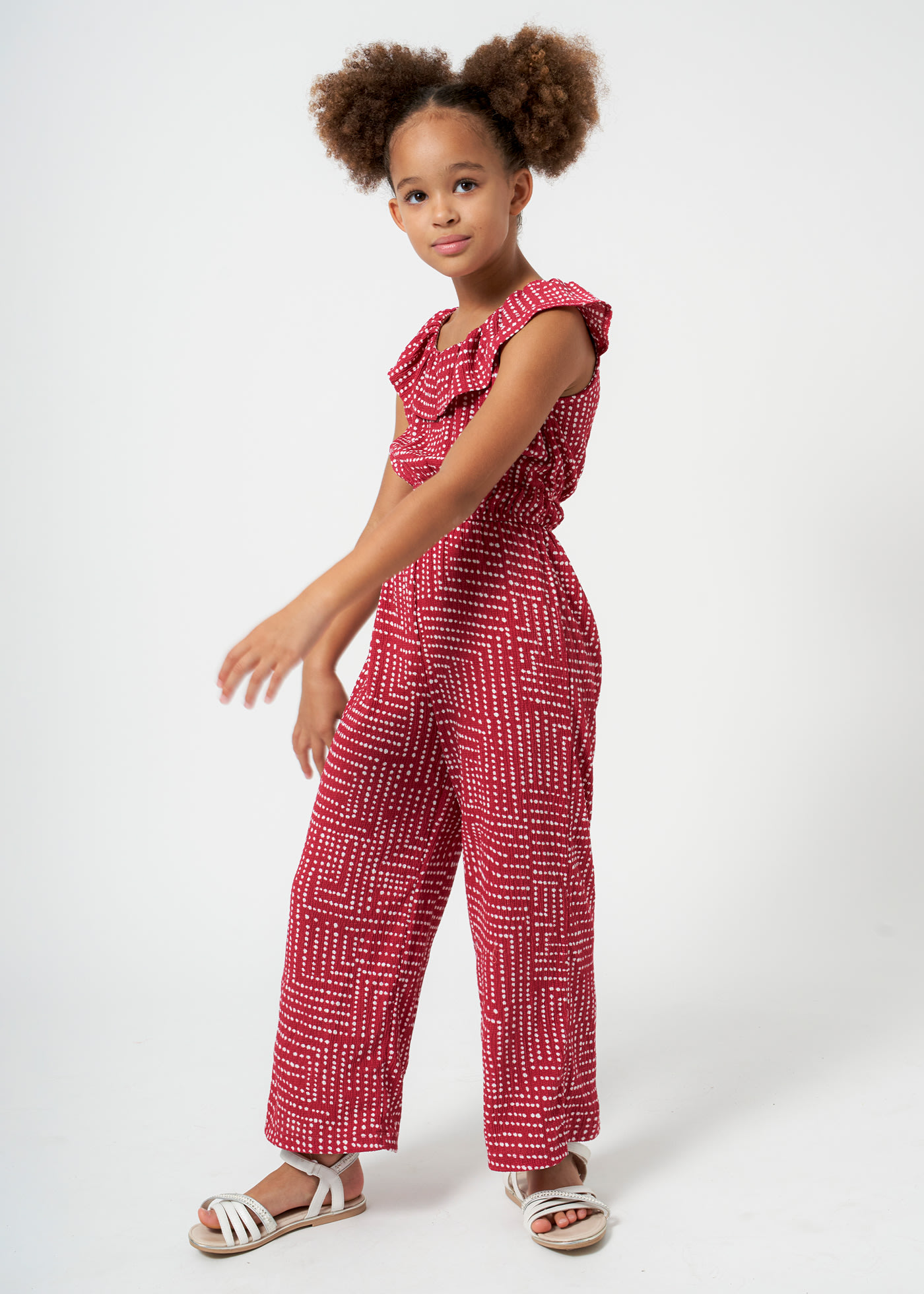 Girl Print Jumpsuit