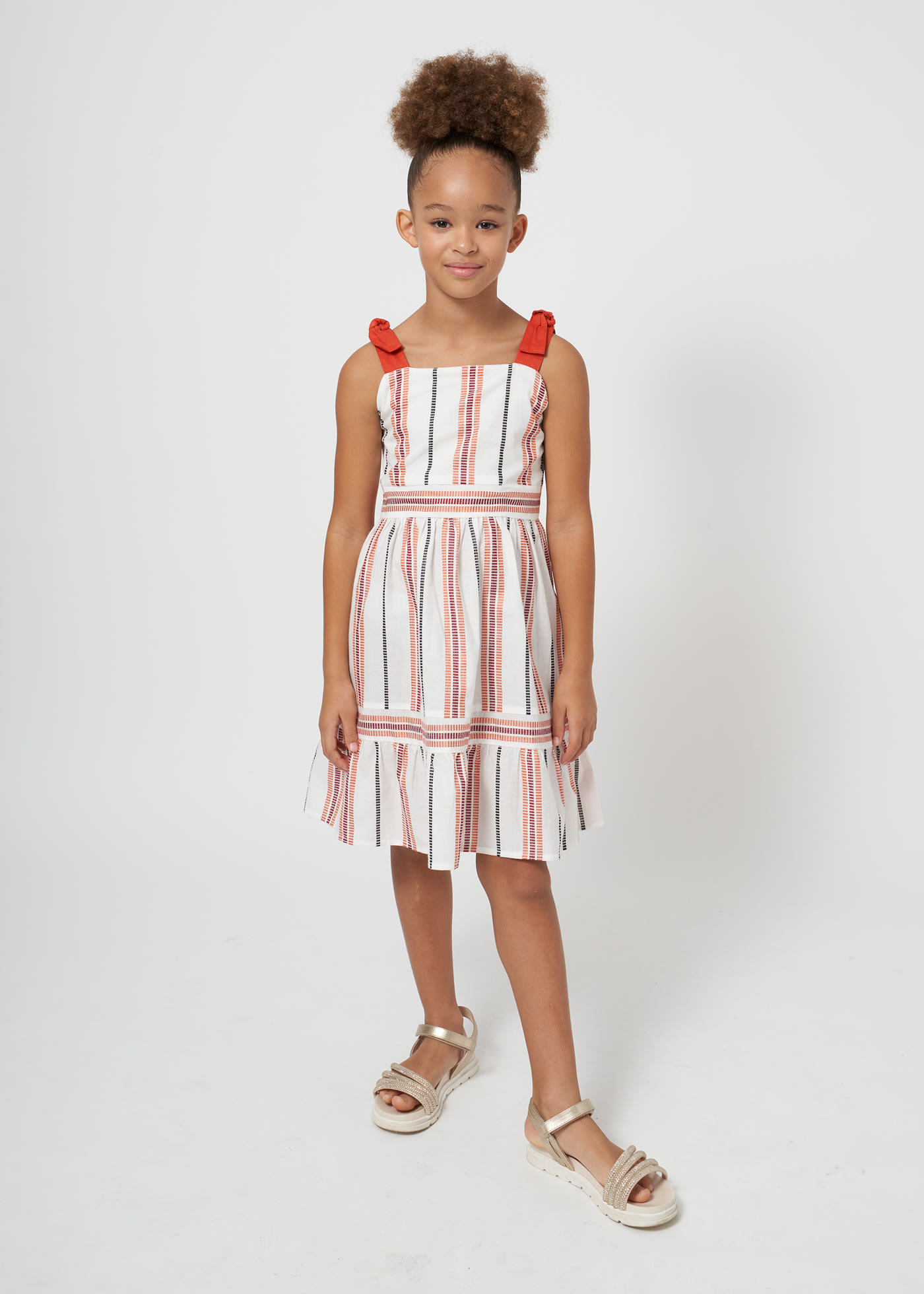 Girls striped dress