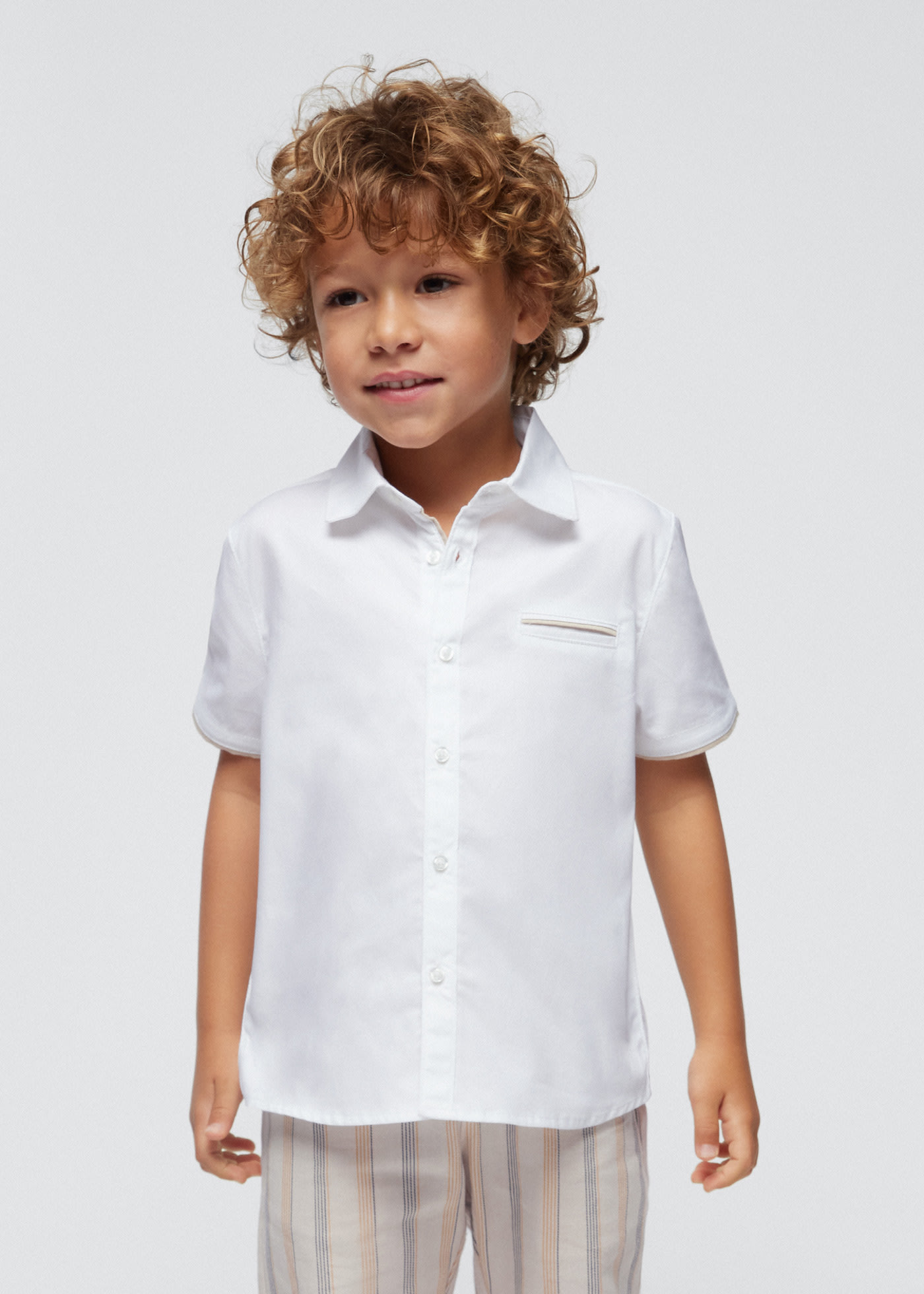 Chemise contrastée Better Cotton garçon