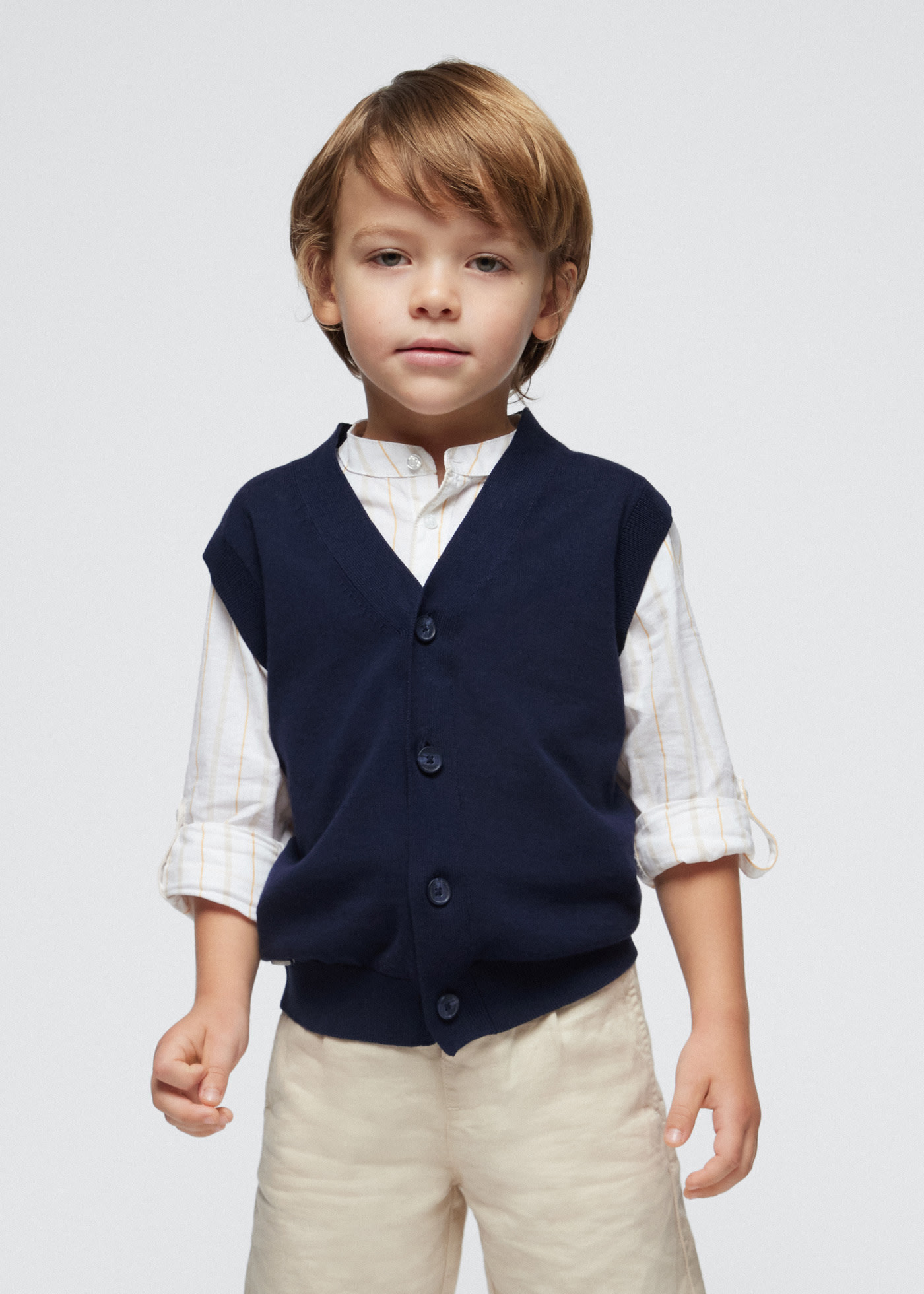 Boys knit vest Better Cotton