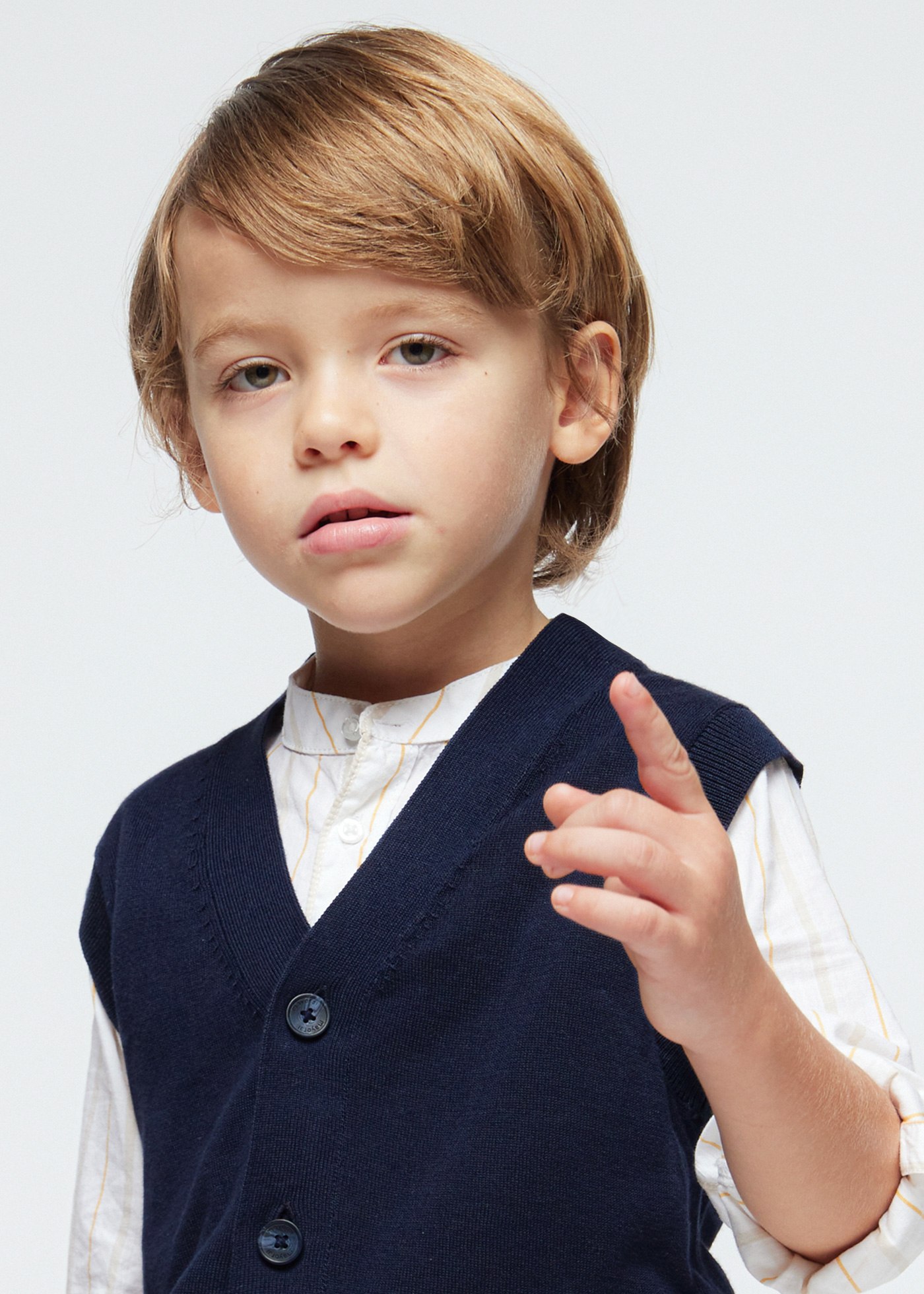 Boys knit vest Better Cotton