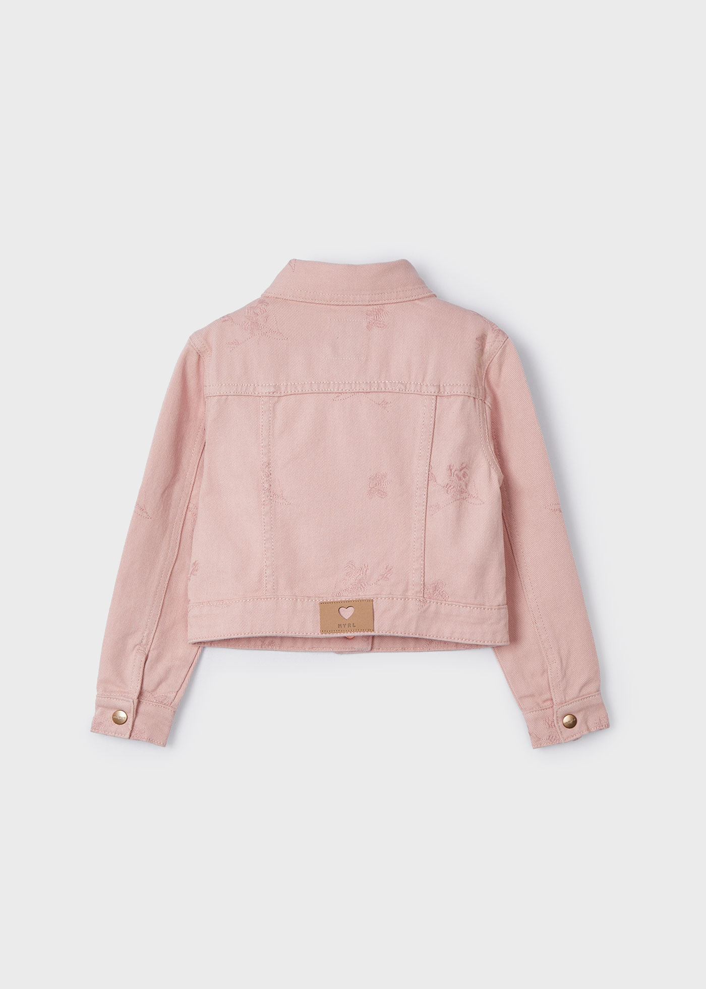 Girls embroidered twill jacket