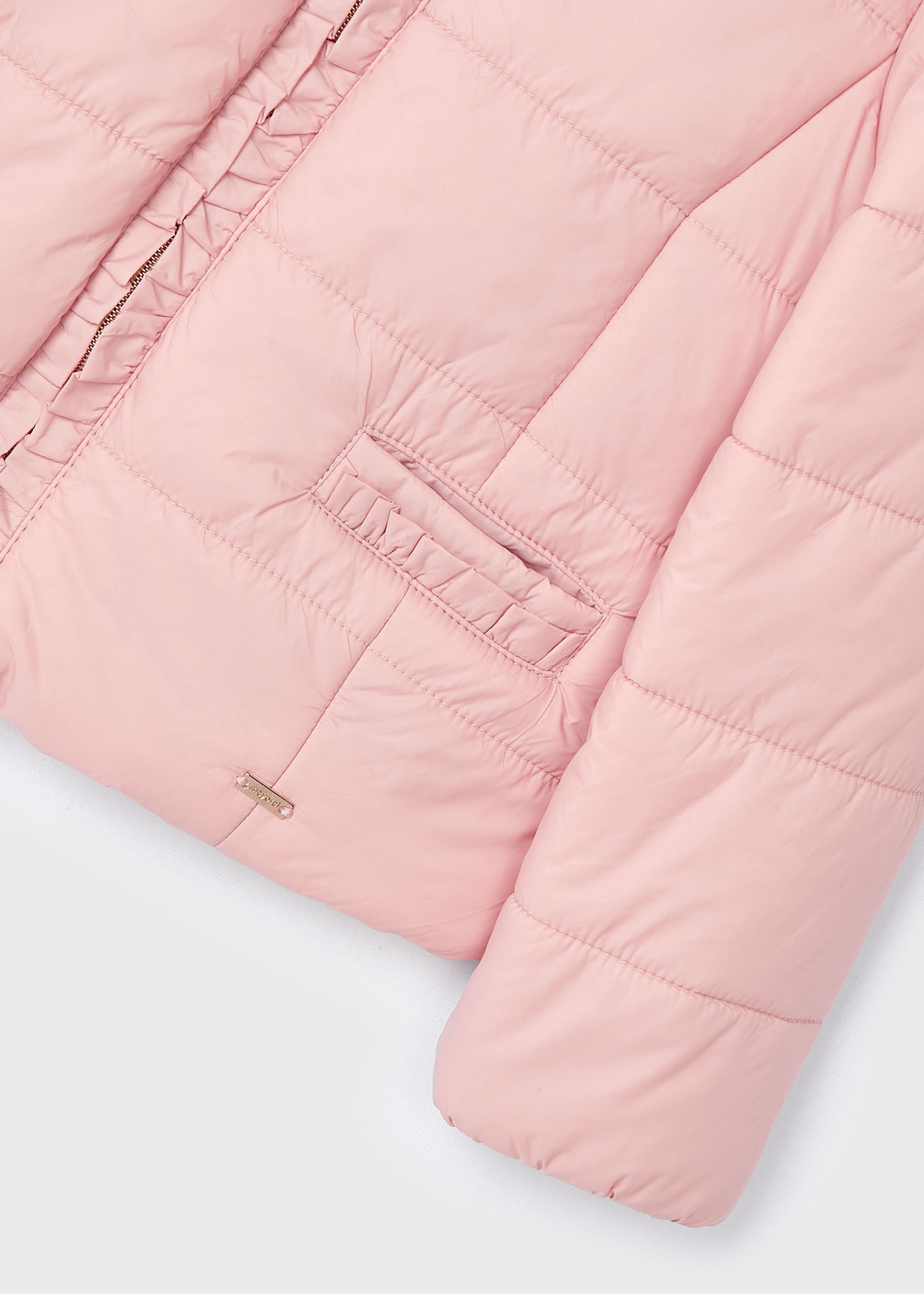 Girl quilted windbreaker jacket