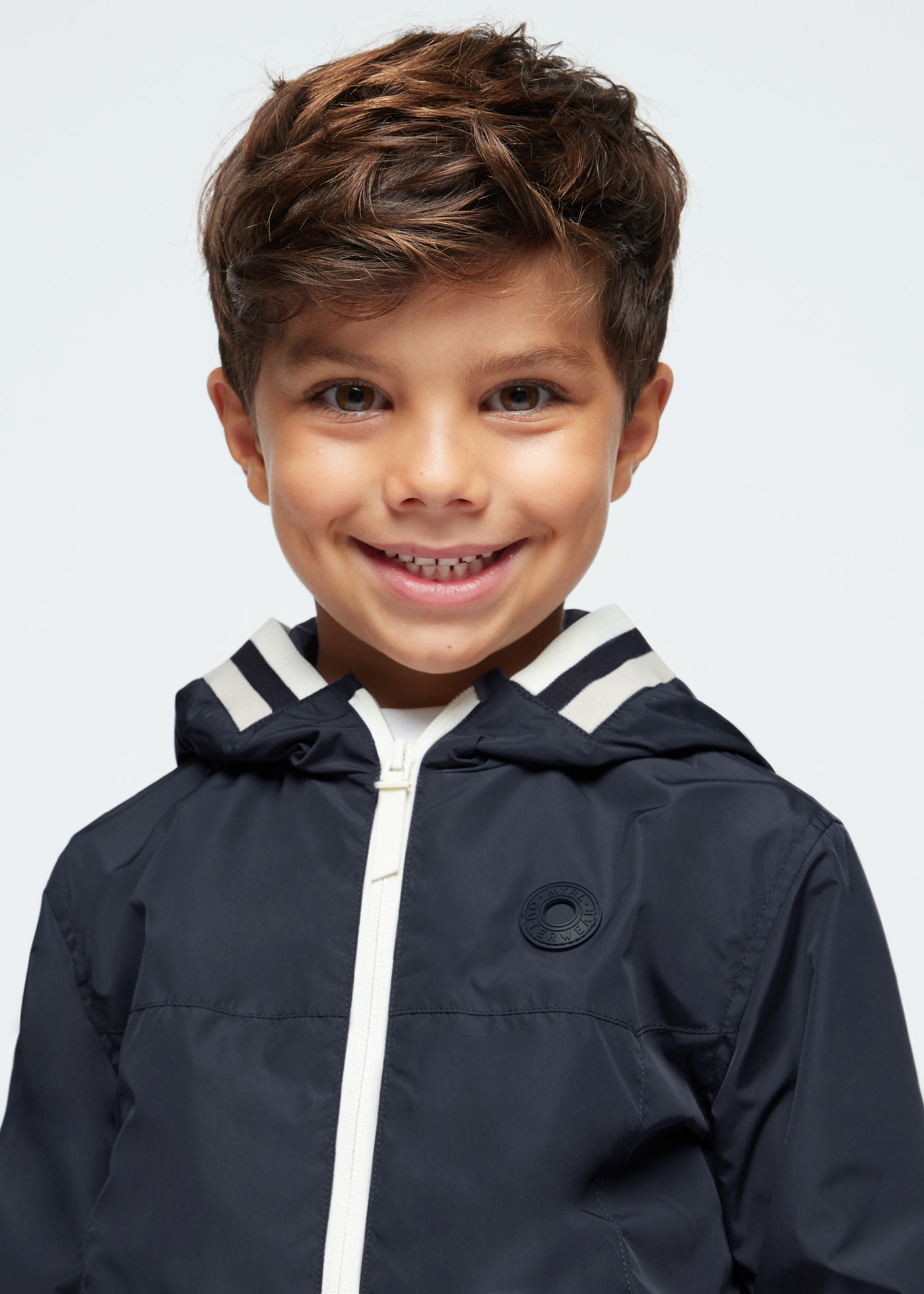 Boy Contrast Windbreaker Jacket