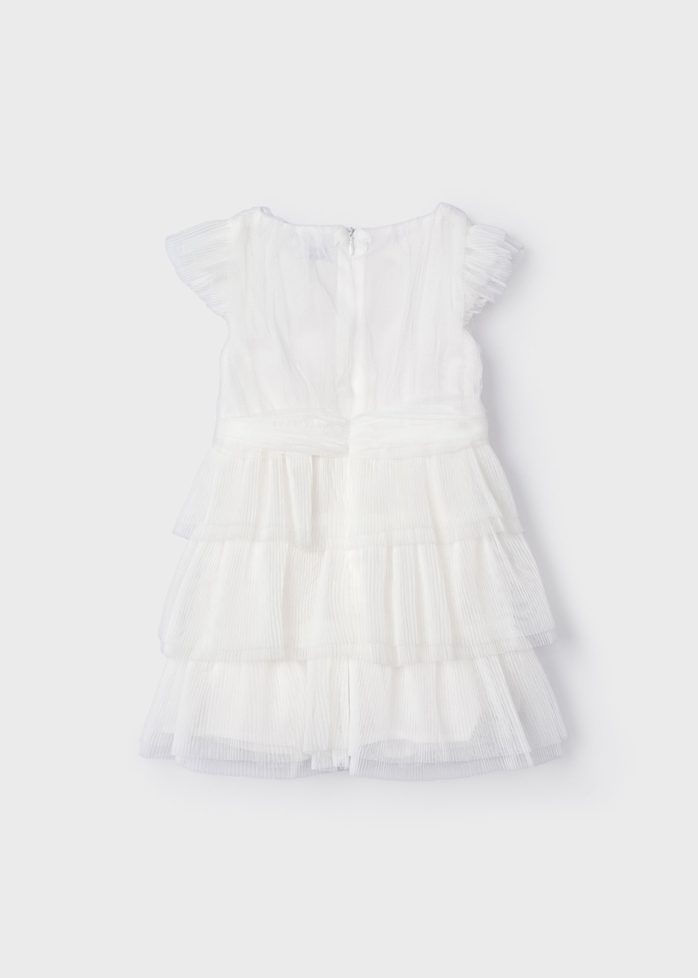 Abito tulle plissettato bambina
