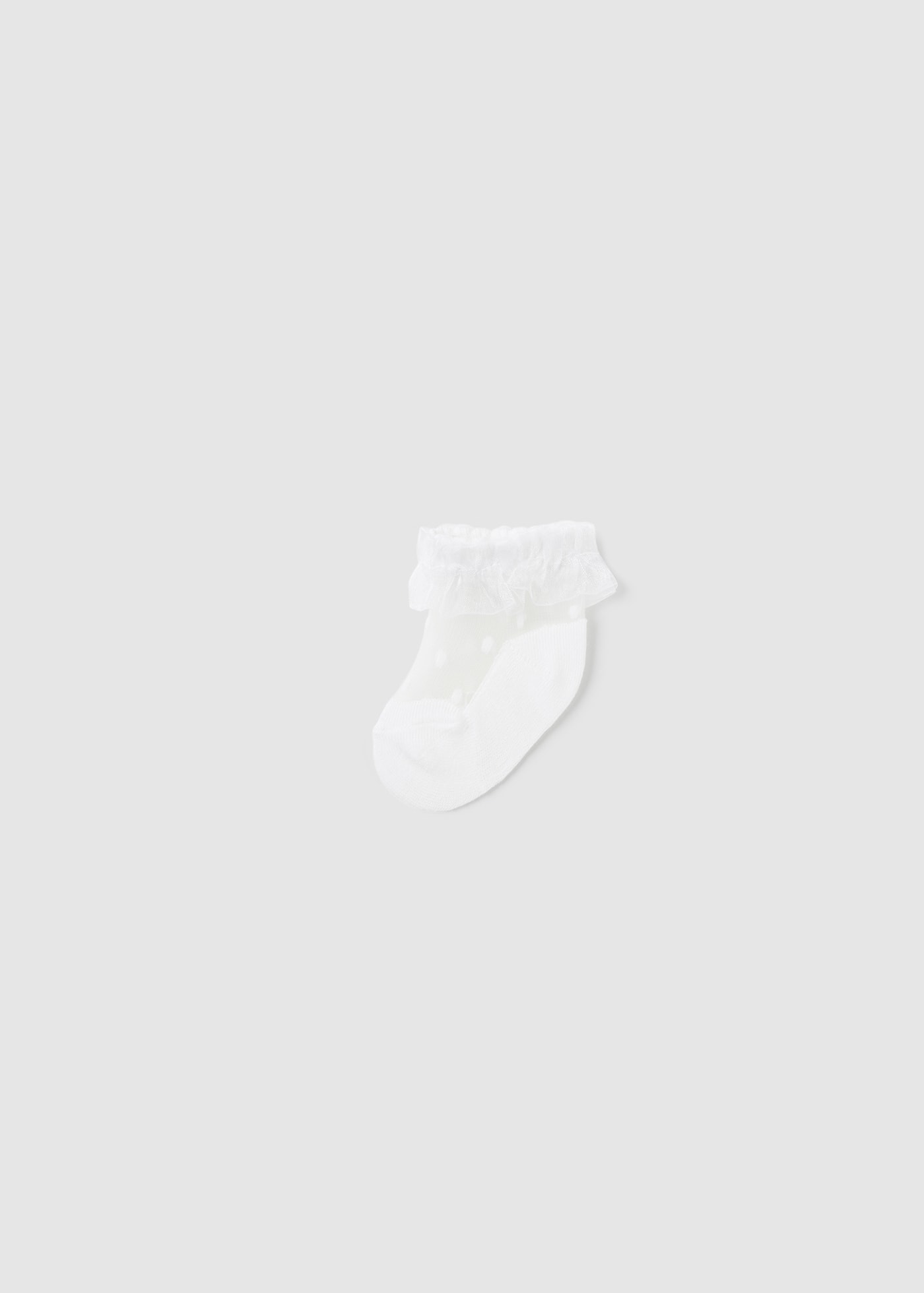 Чорапи от плумети за новородено