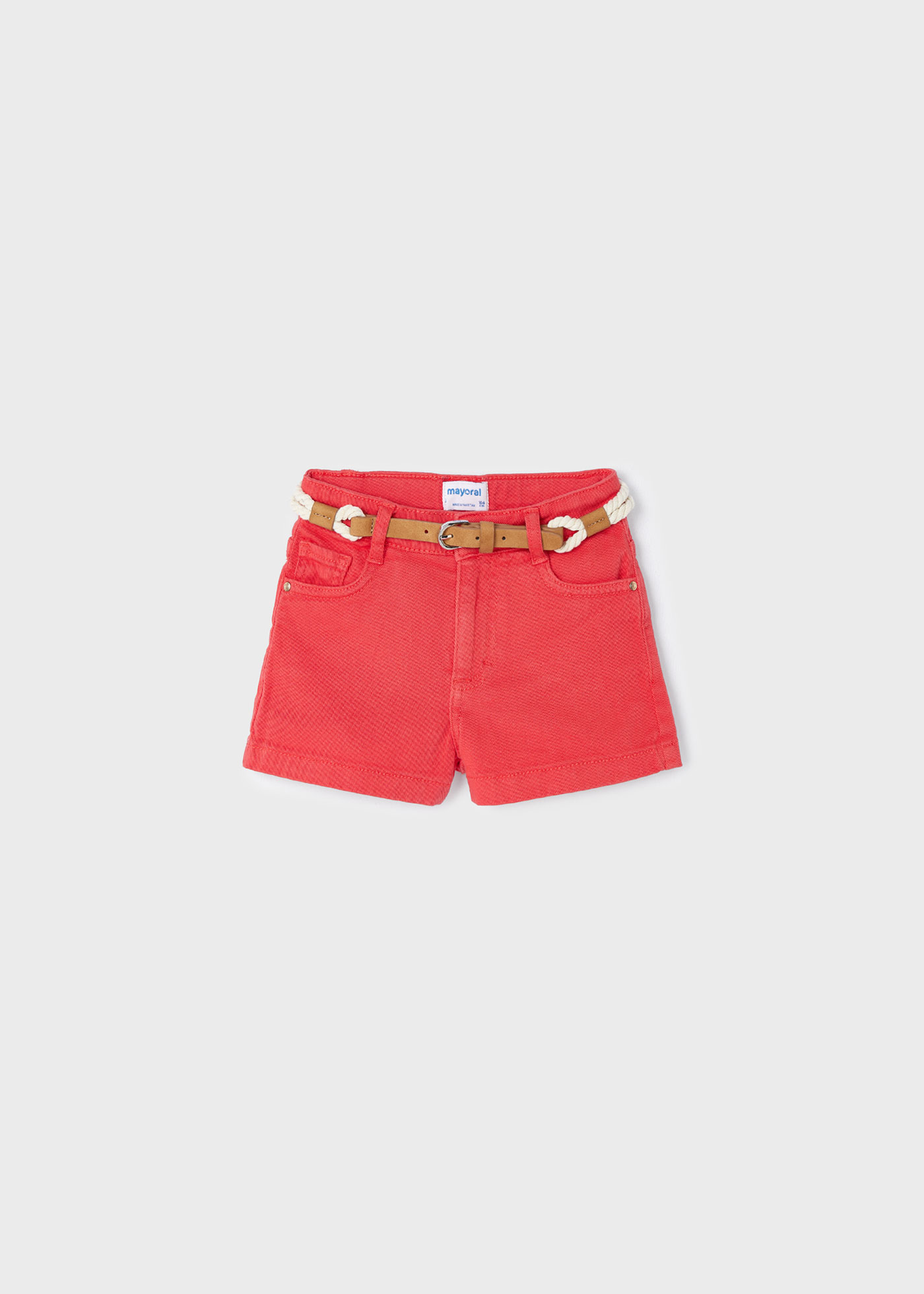 Girl belted shorts Better Cotton