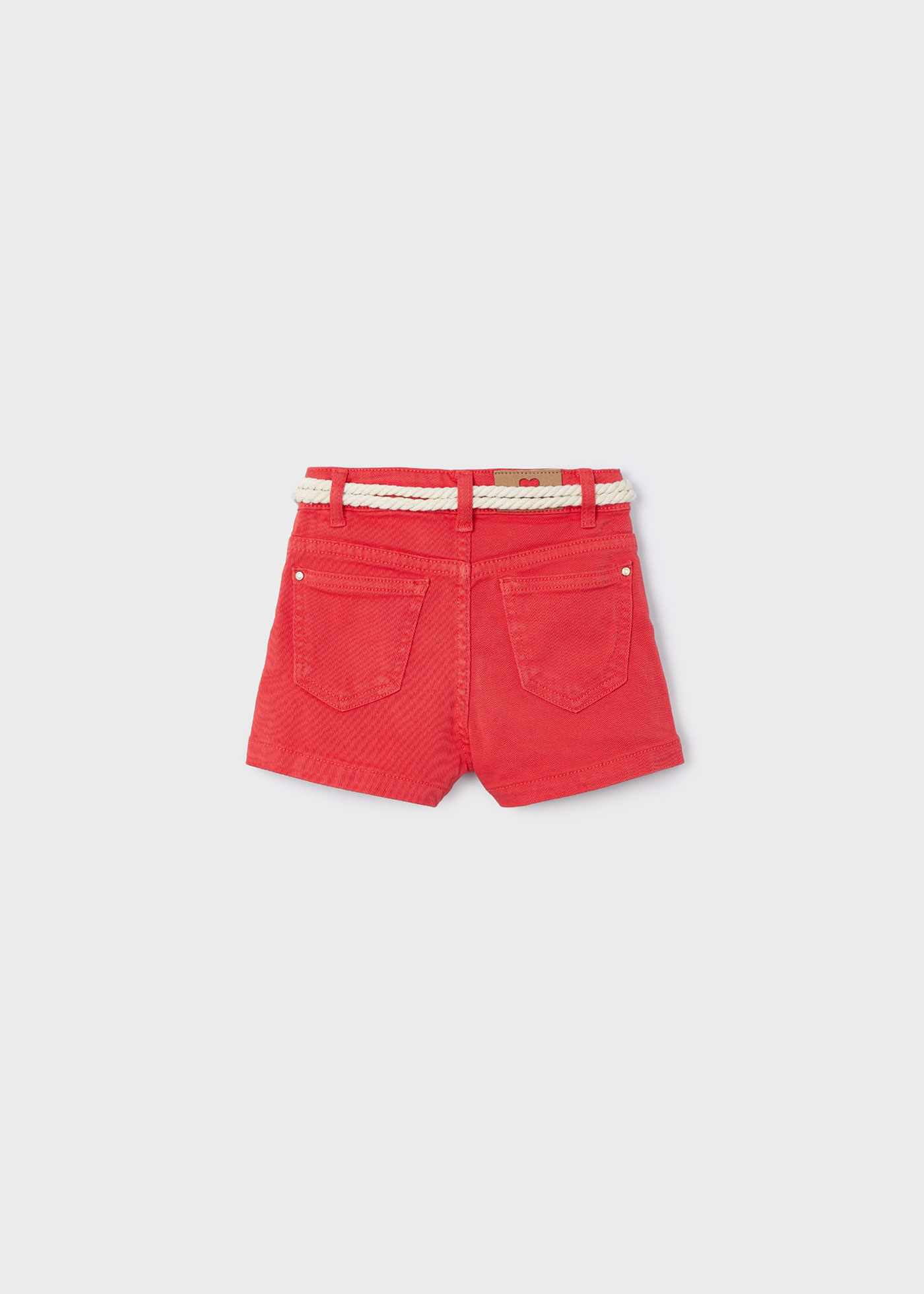 Girl belted shorts Better Cotton