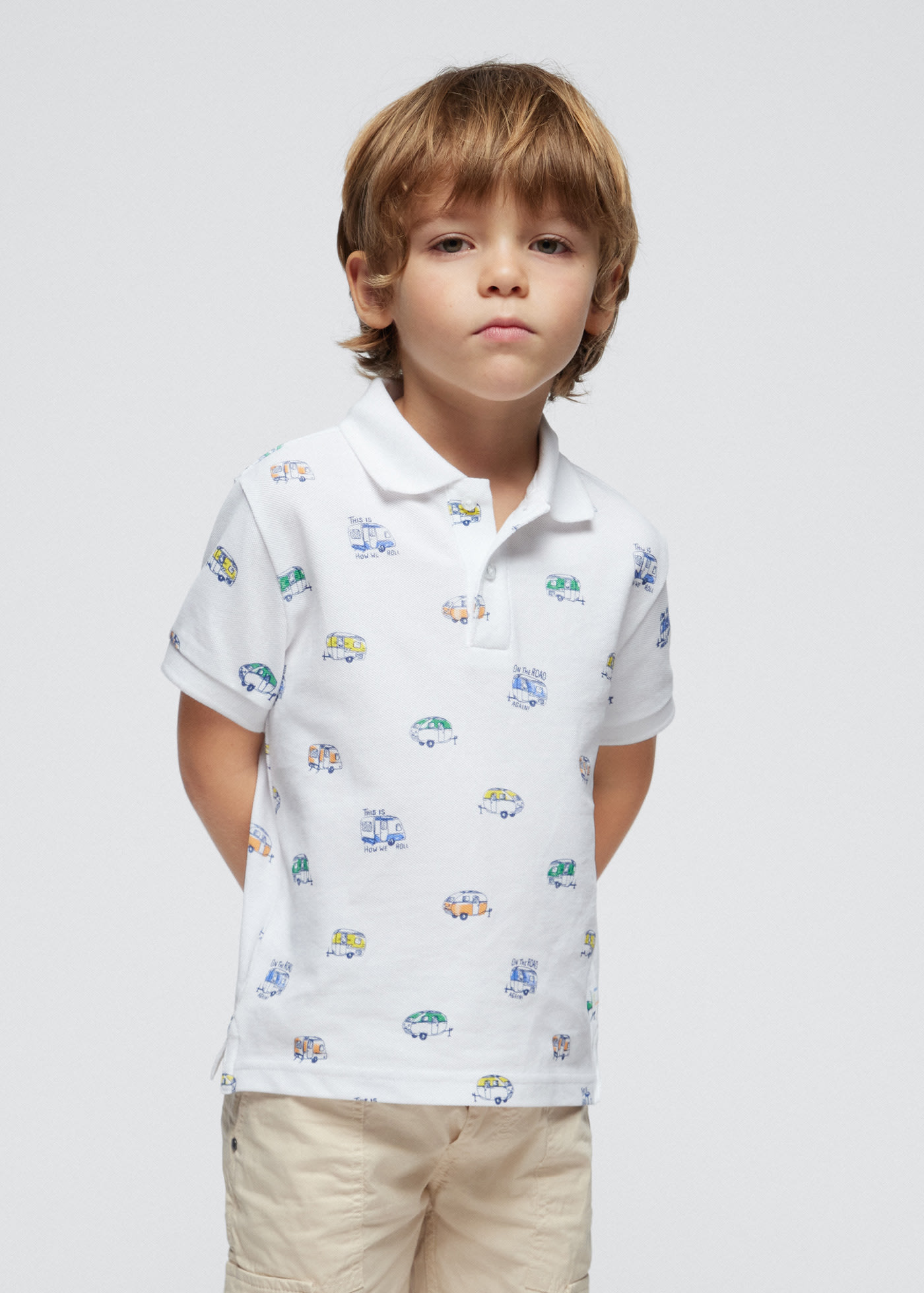 Polo stampata Better Cotton bambino