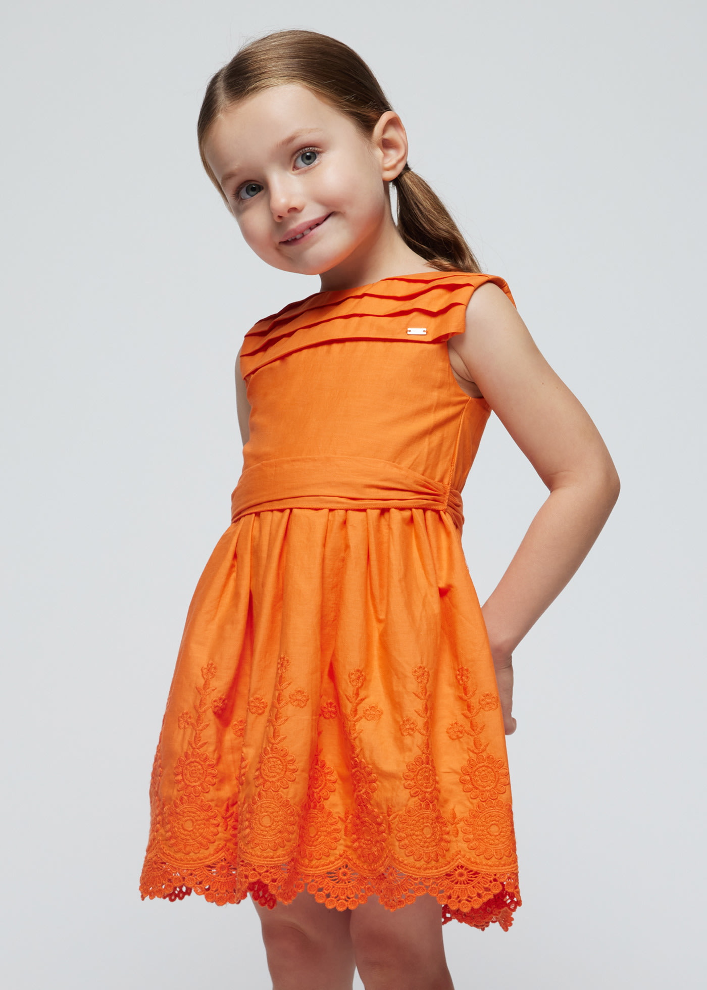 Girls embroidered dress Better Cotton